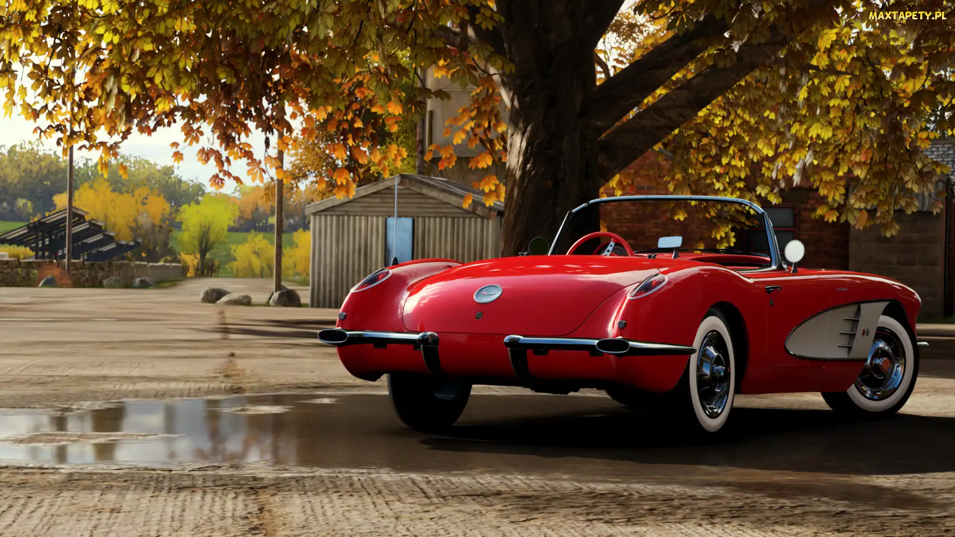 Gra, 1960, Czerwony, Chevrolet Corvette, Forza Horizon 4