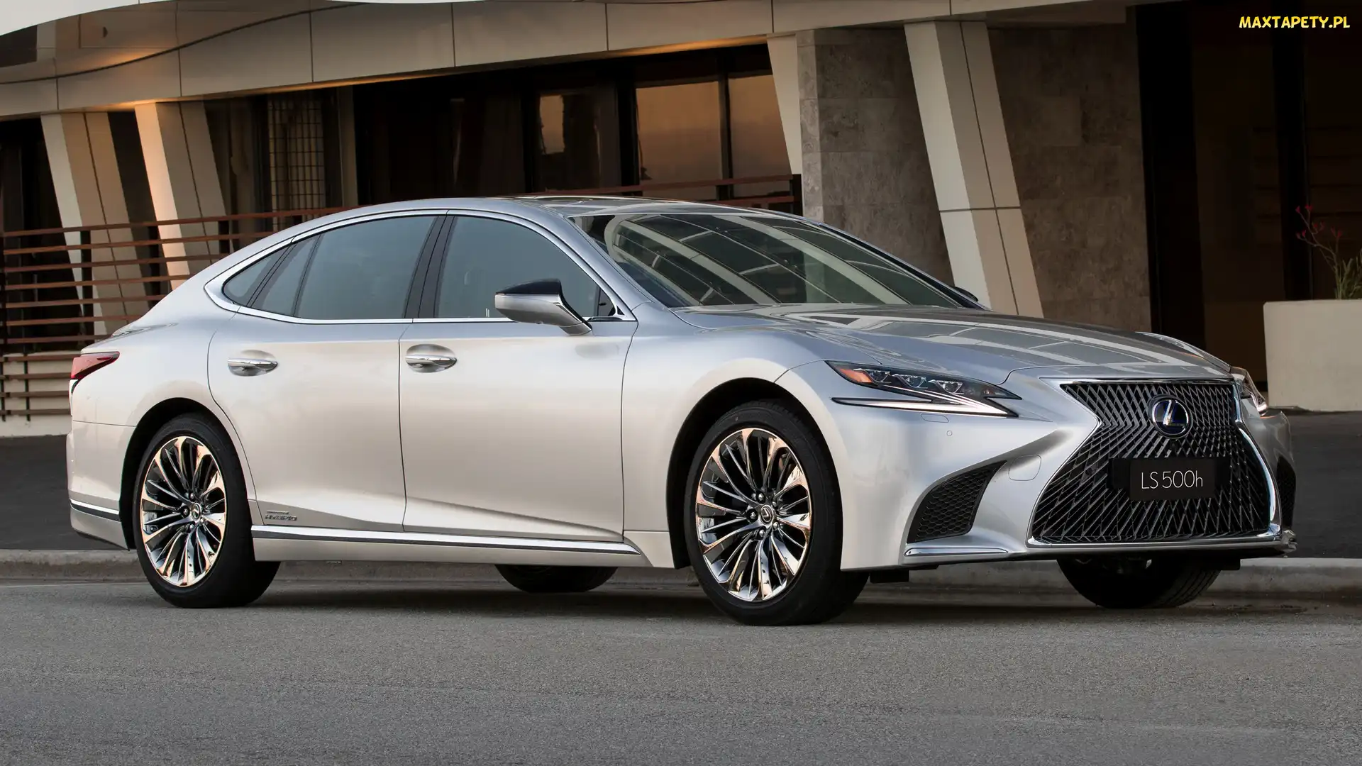 Srebrny, 2018, Hybryda, Lexus LS