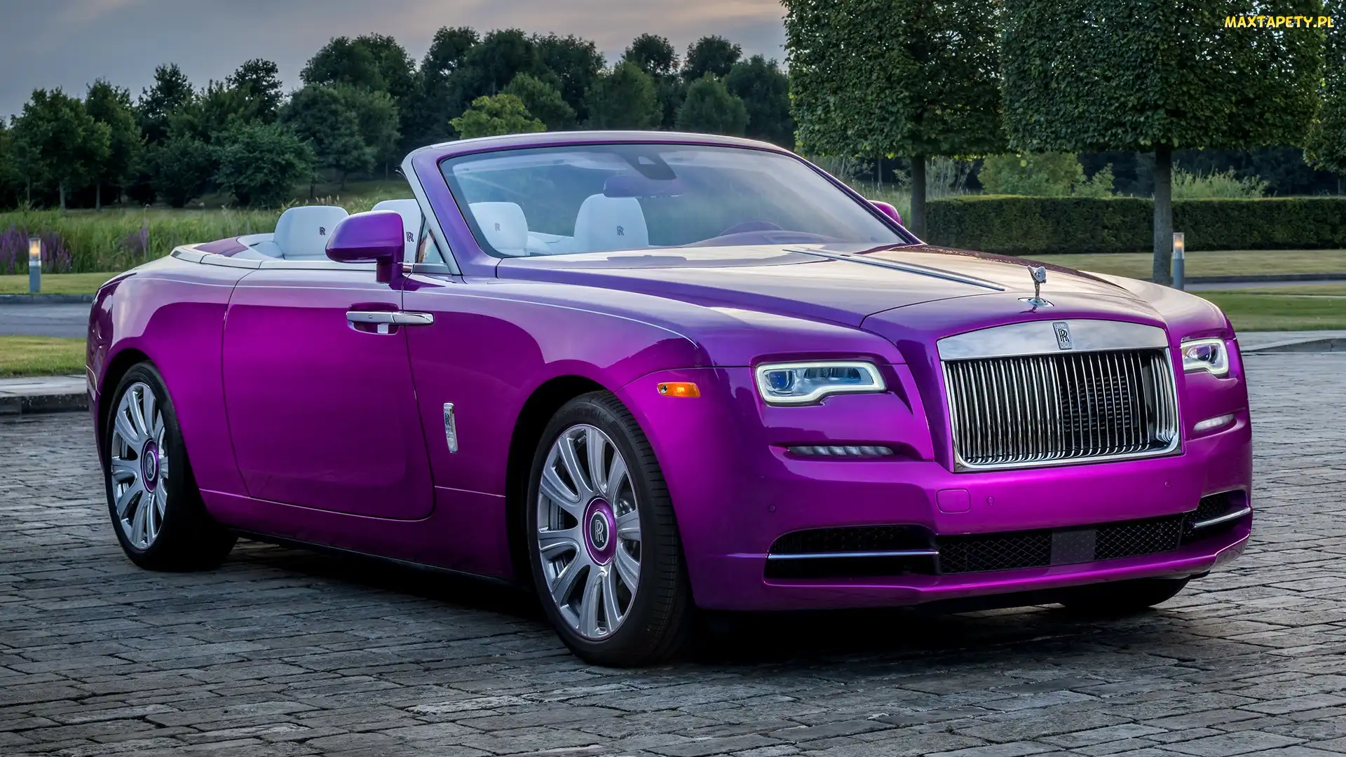 Rolls-Royce Dawn, Fuksja, Kolor, Kabriolet