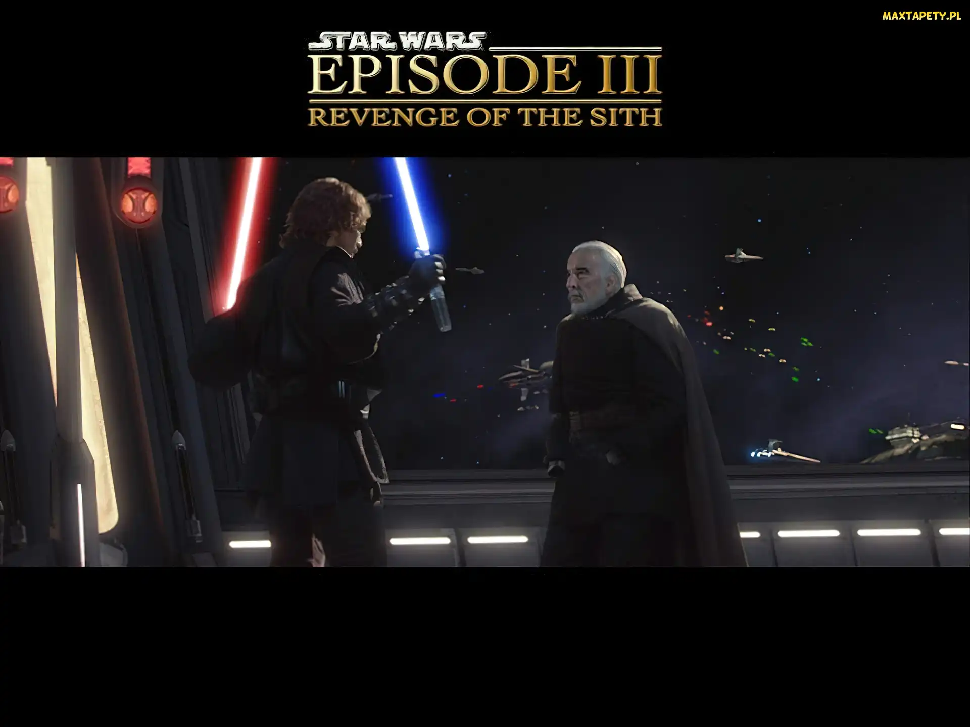 lasery, starzec, Star Wars, okno