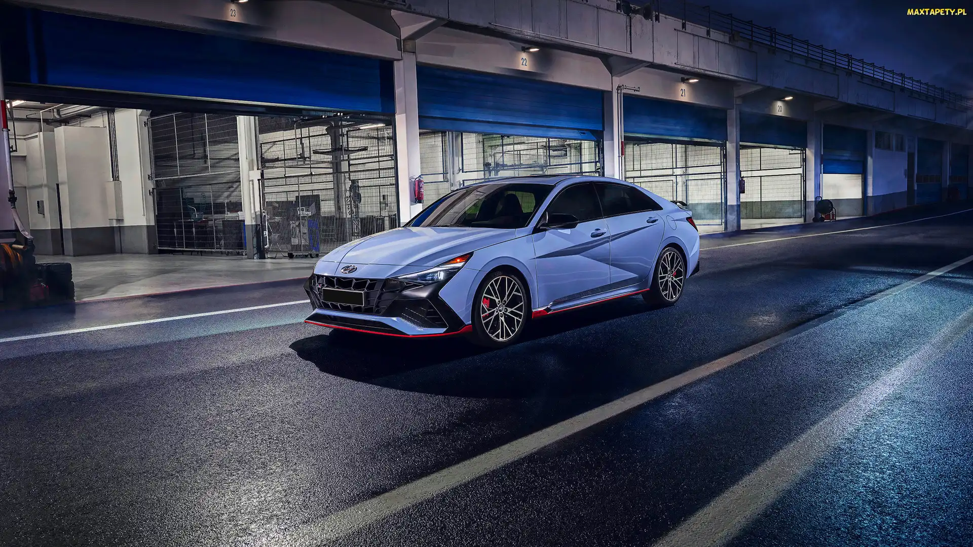 Hyundai Elantra N, 2021, Niebieski