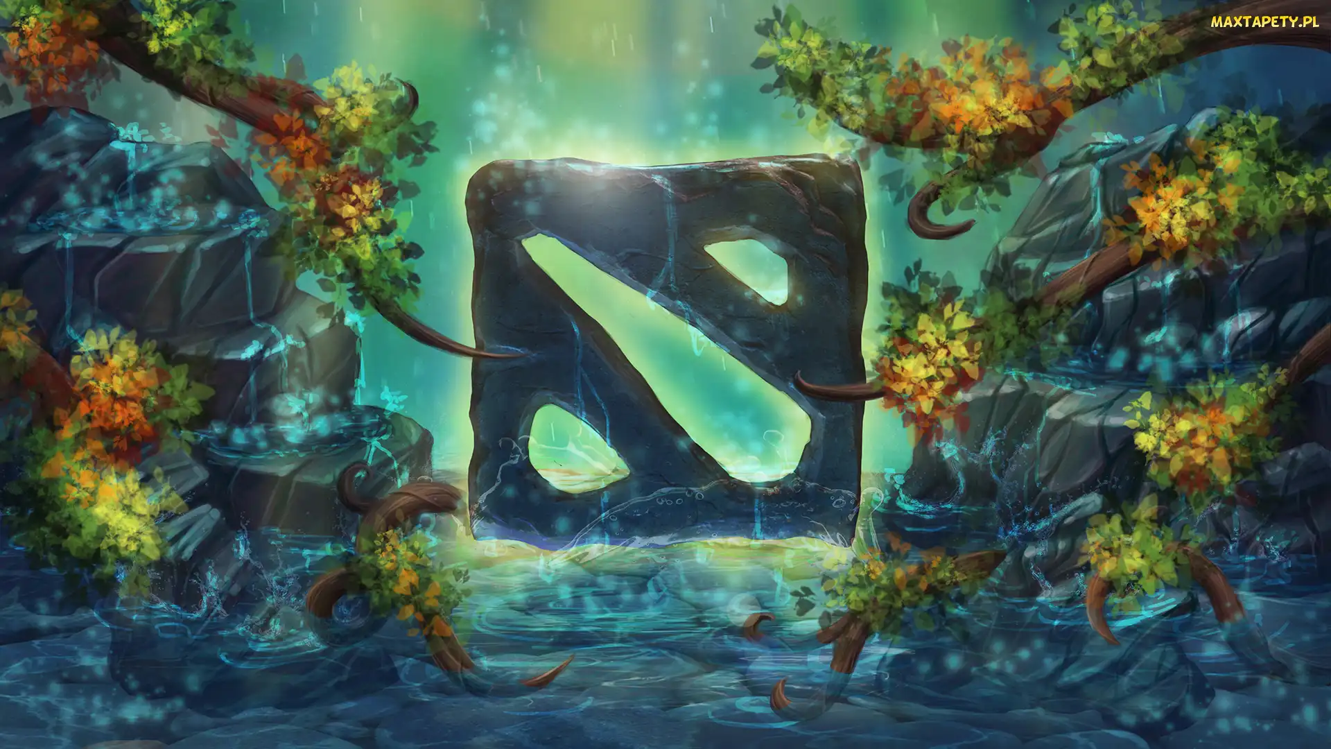Logo, Dota 2, Gra, Emblemat