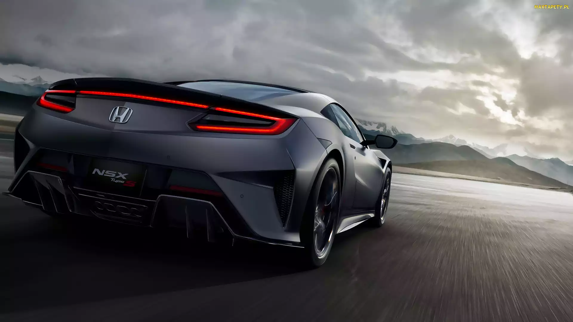 Tył, Grafitowa, Honda NSX, Type S