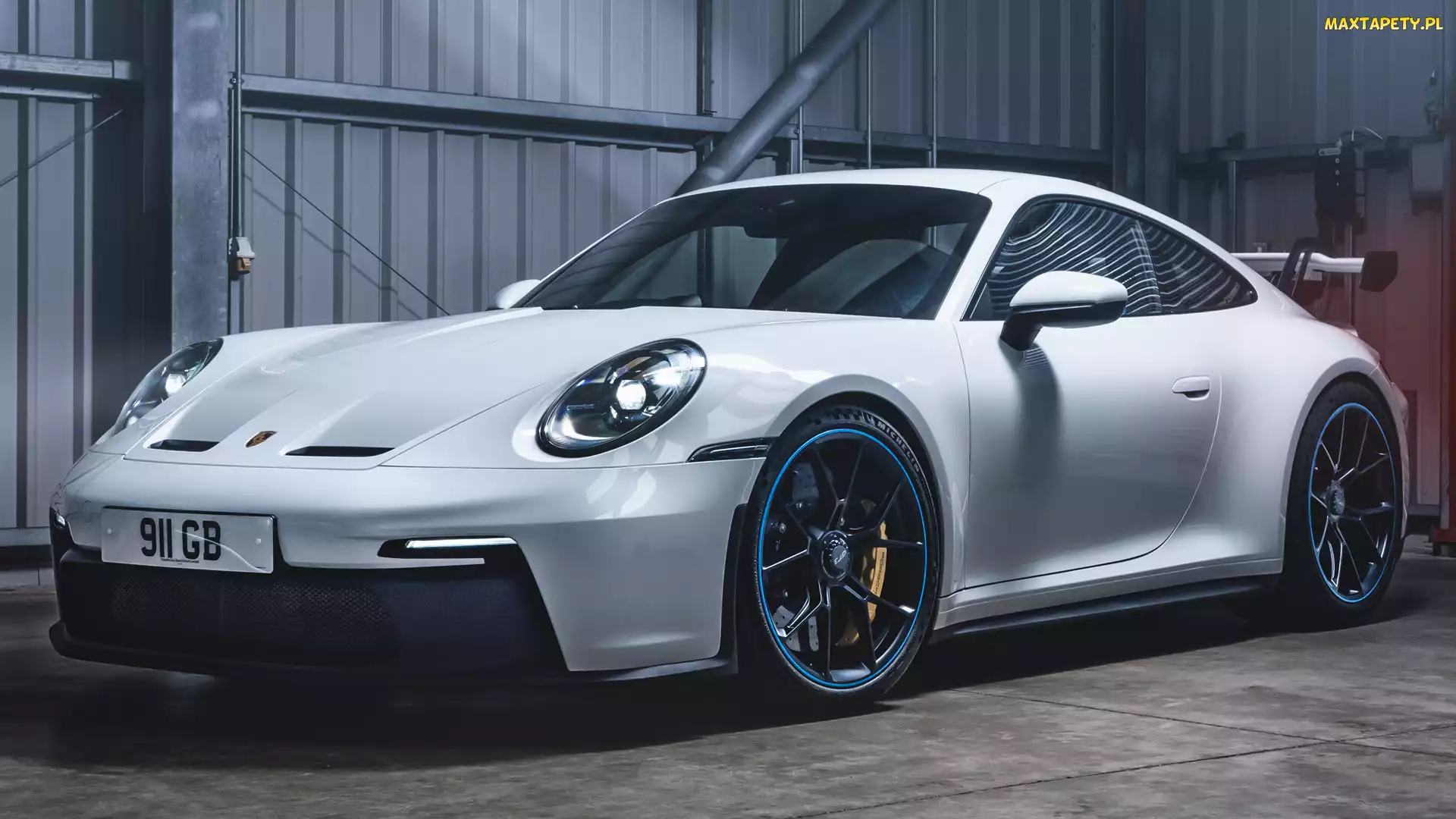 Porsche 911 GT3, Przód, Białe