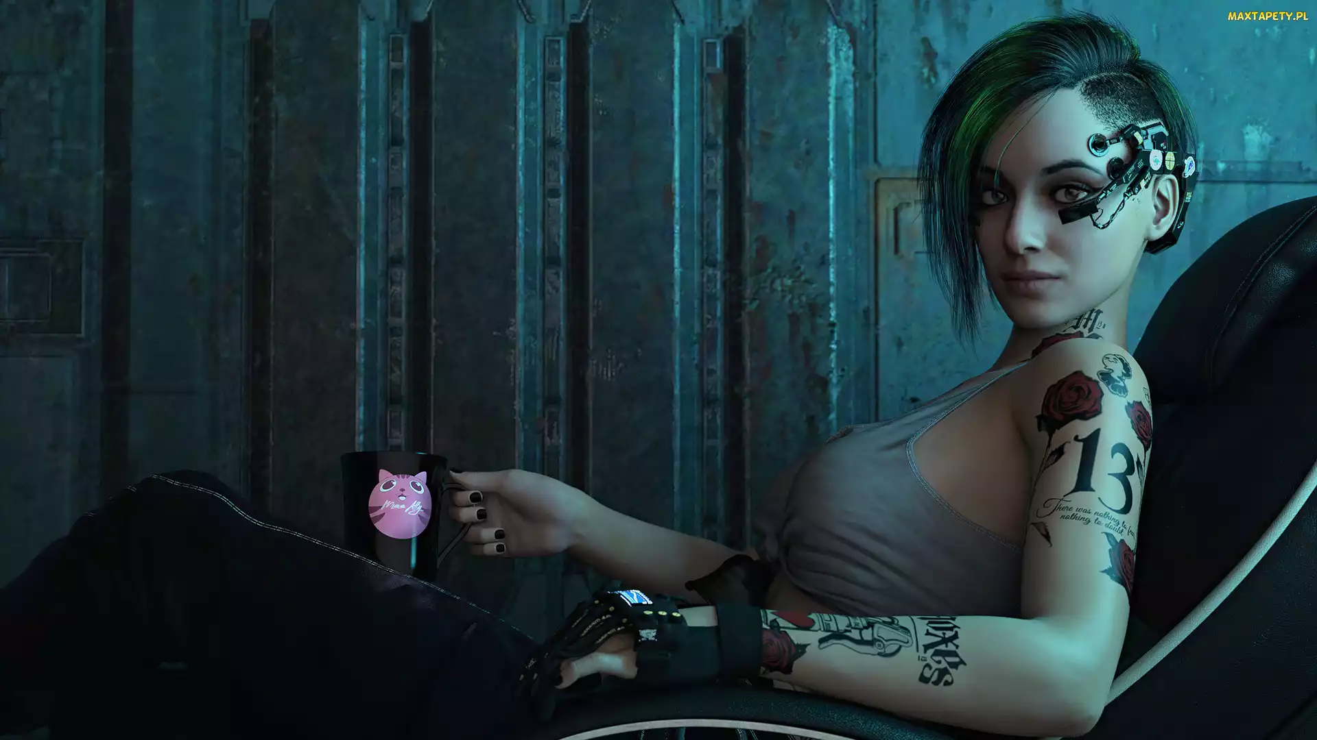 Cyberpunk 2077, Tatuaż, Judy Alvarez, Postać, Gra