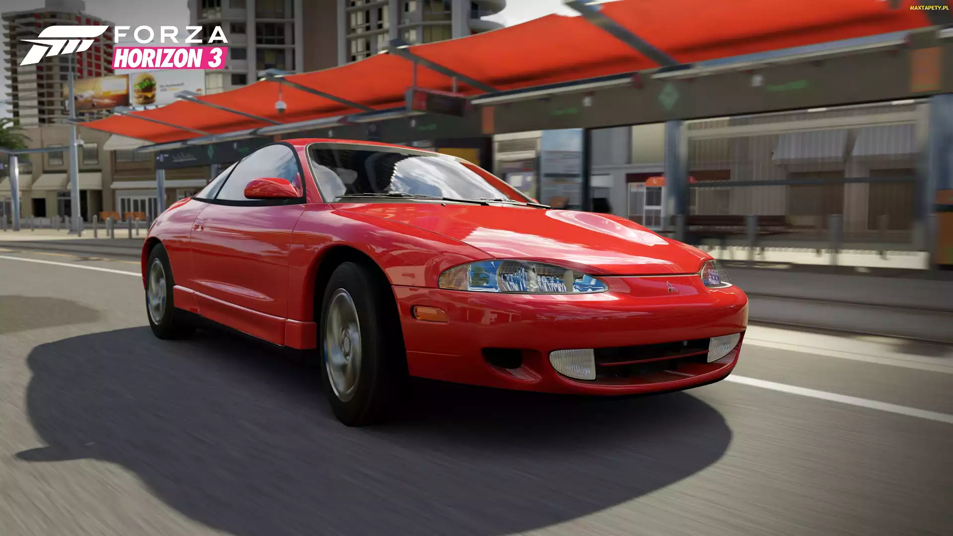 Forza Horizon 3, Gra, Czerwony, Samochód