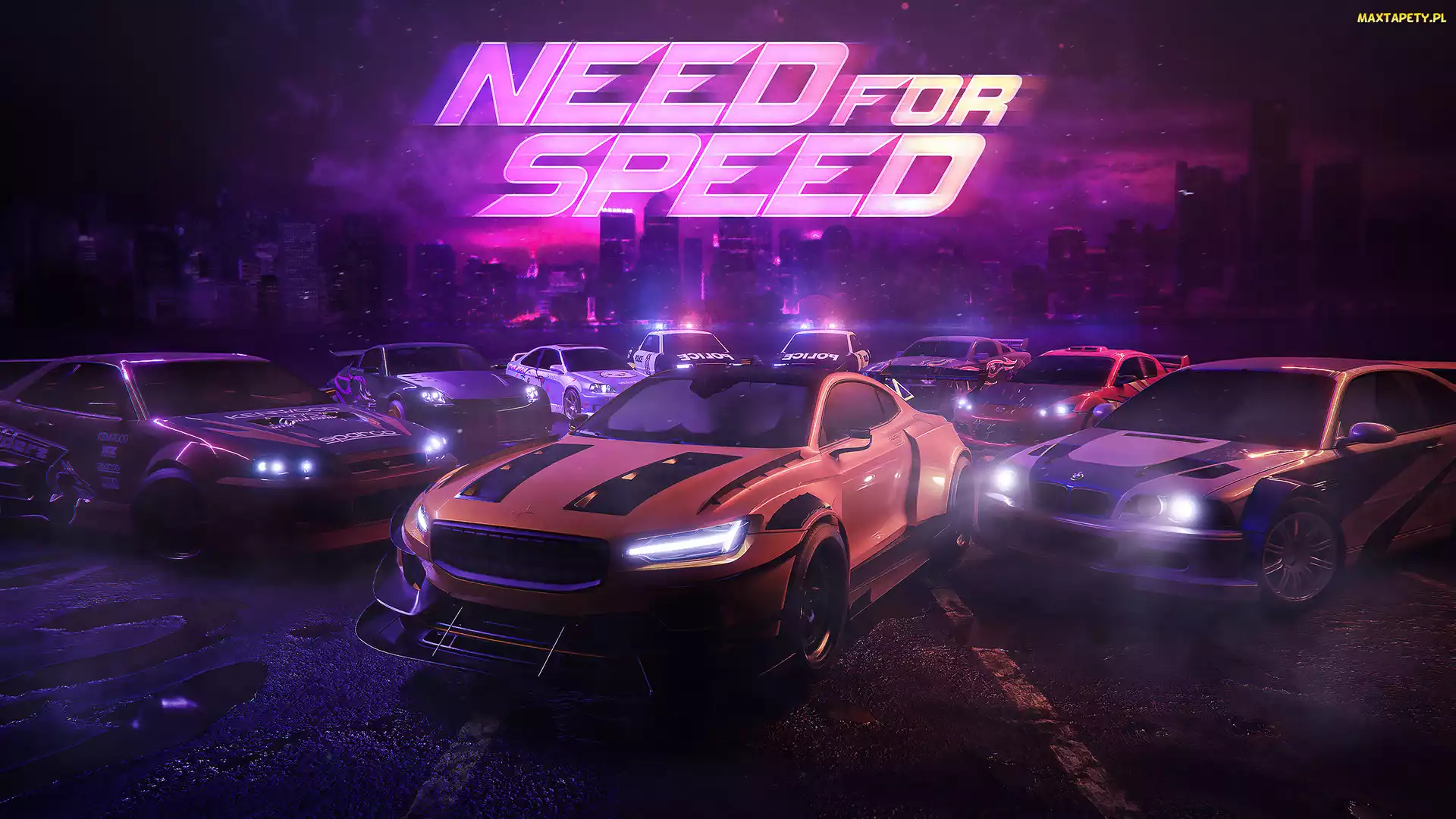 Parking, Samochody, Gra, Need for Speed