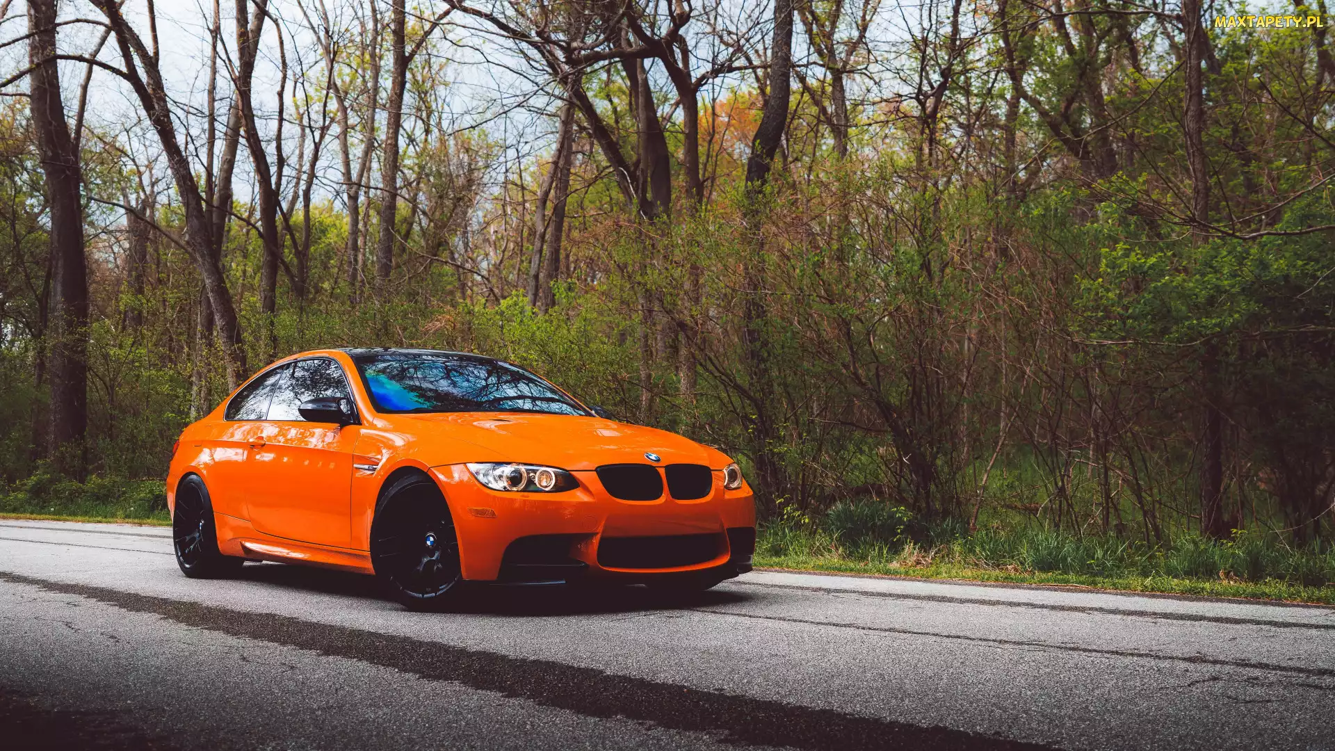 BMW M3 E92, Droga, Pomarańczowe