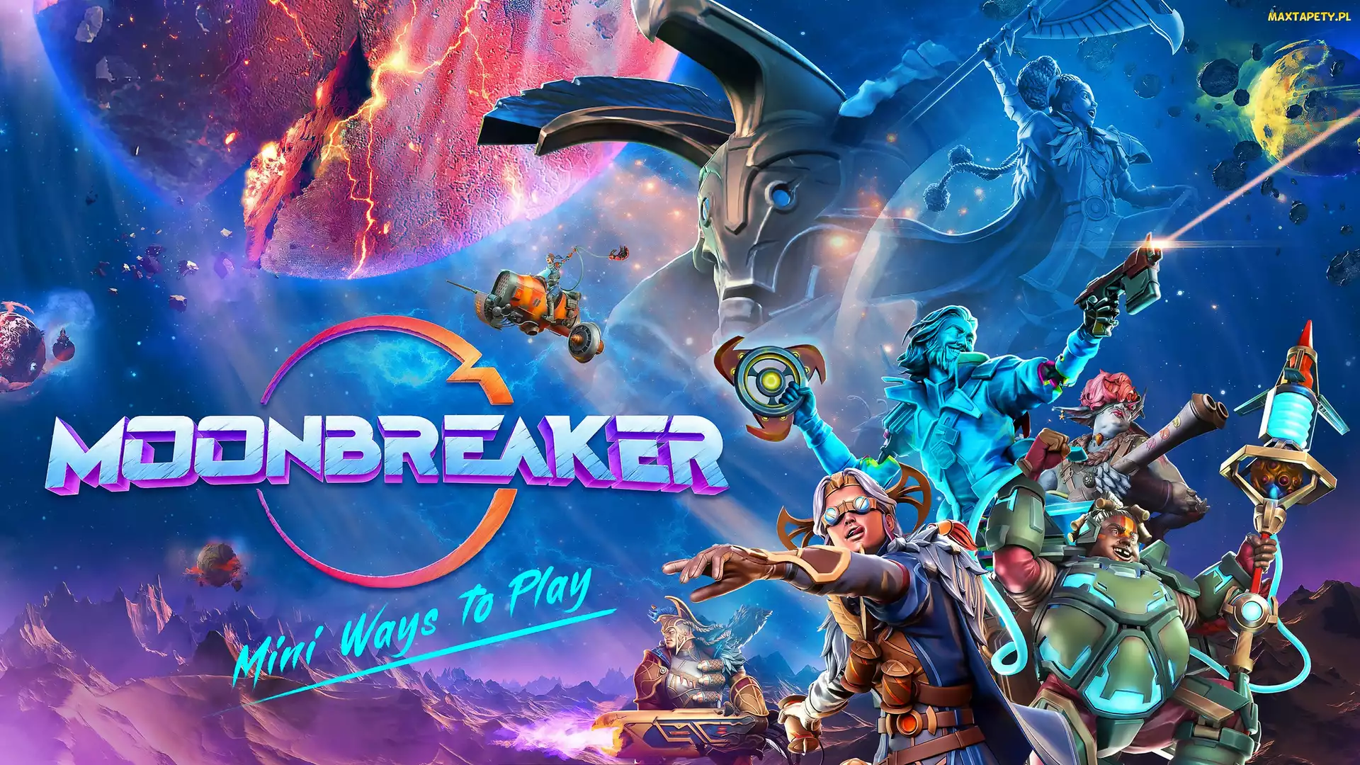 Moonbreaker, Plakat, Broń, Postacie, Gra