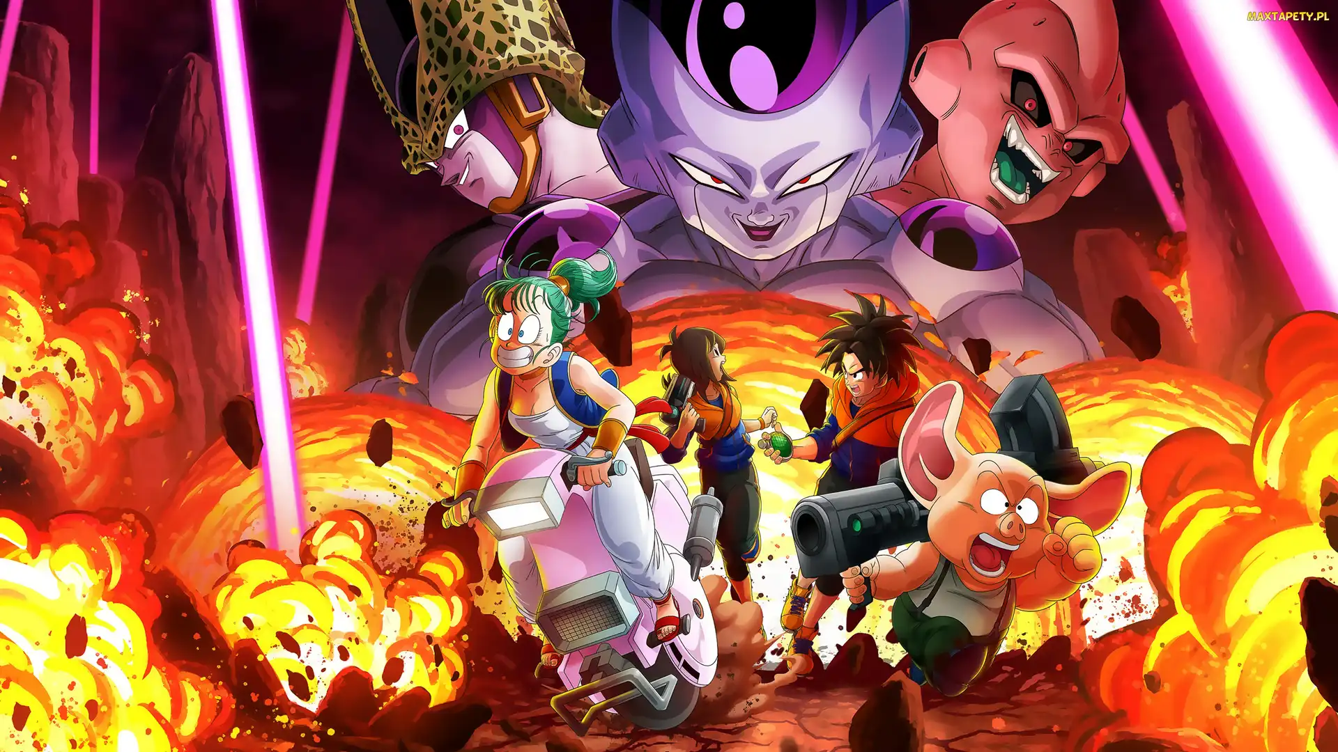 Postacie, Wyścig, Broń, Motocykl, Dragon Ball The Breakers