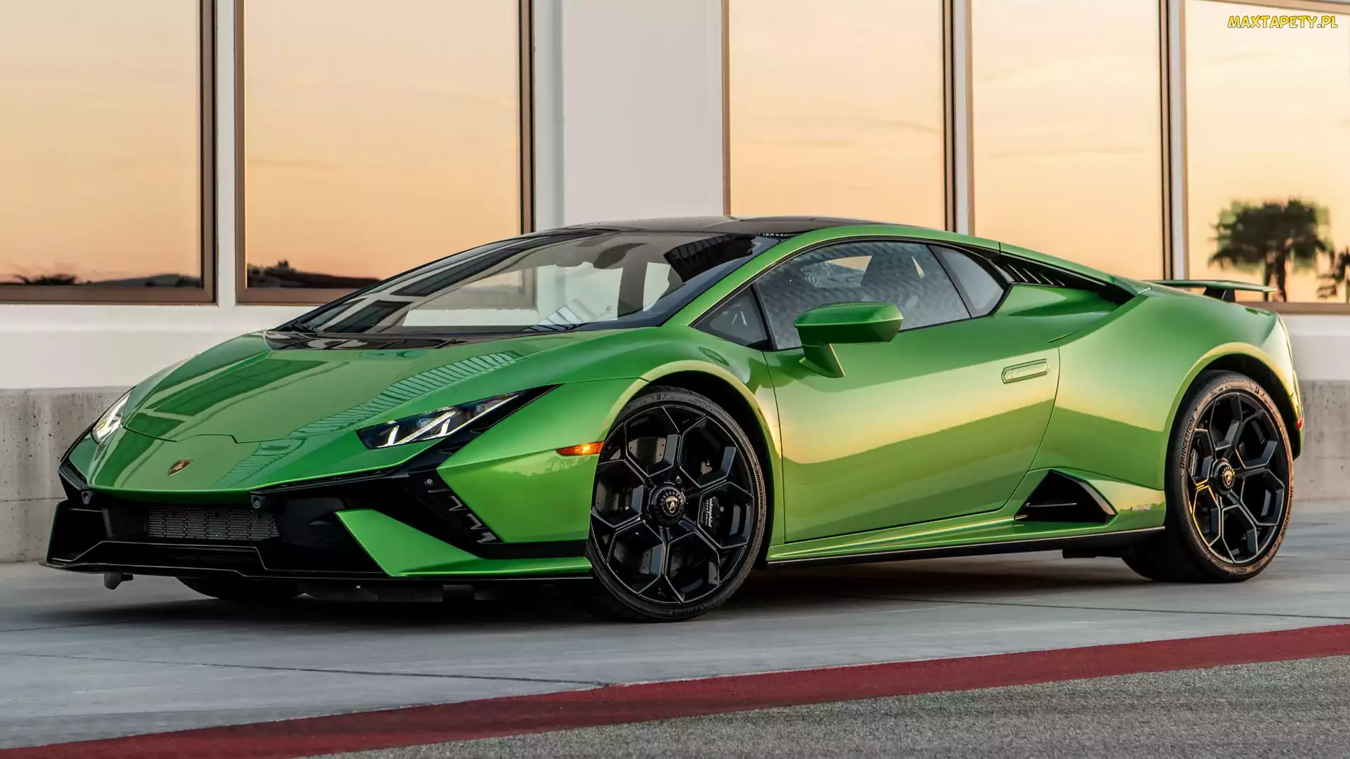 Lamborghini Huracan Tecnica, Bok, Zielone