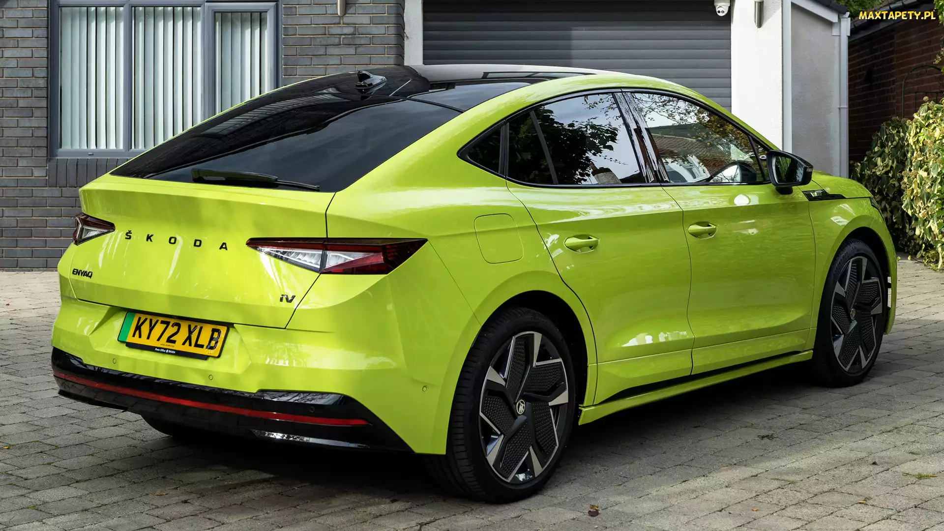 Tył, Bok, Skoda Enyaq vRS Coupe iV