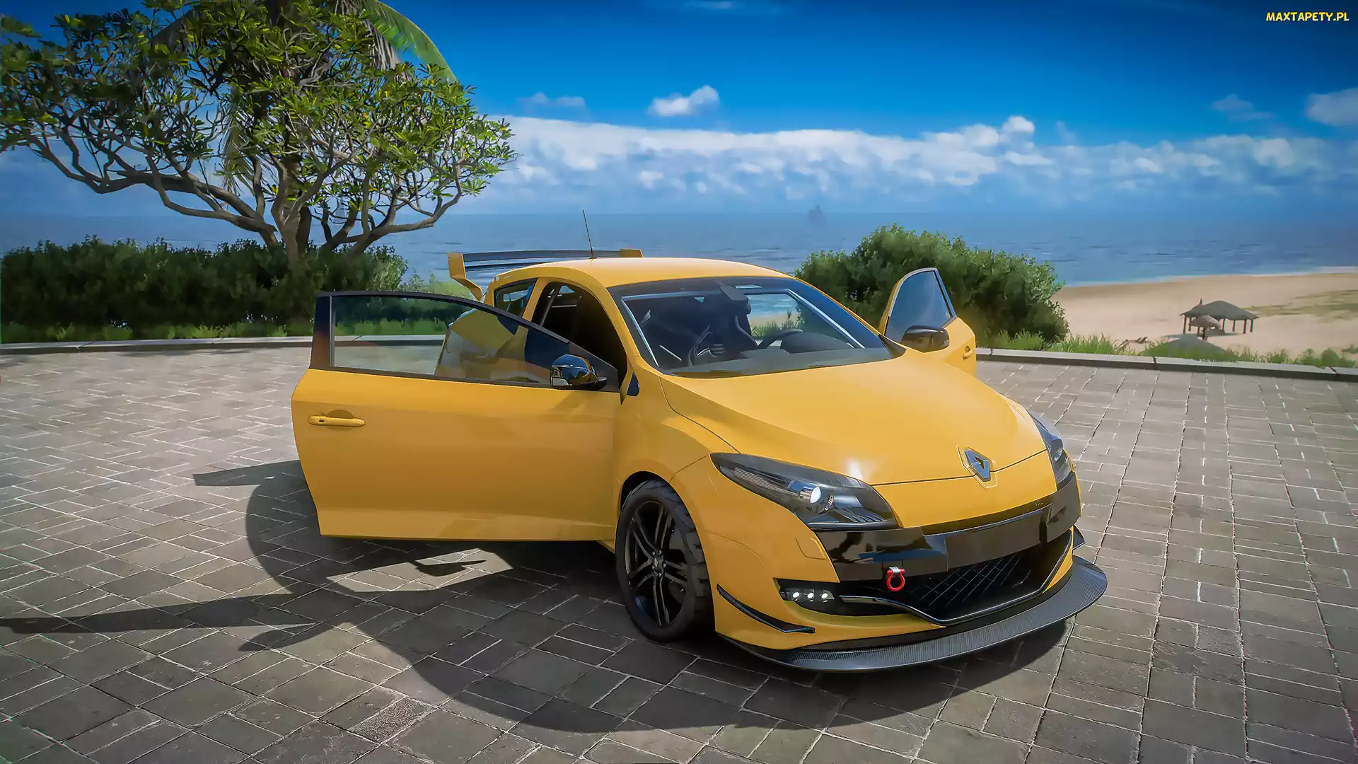 Renault Megane RS, Żółty, Gra, Forza Horizon 5