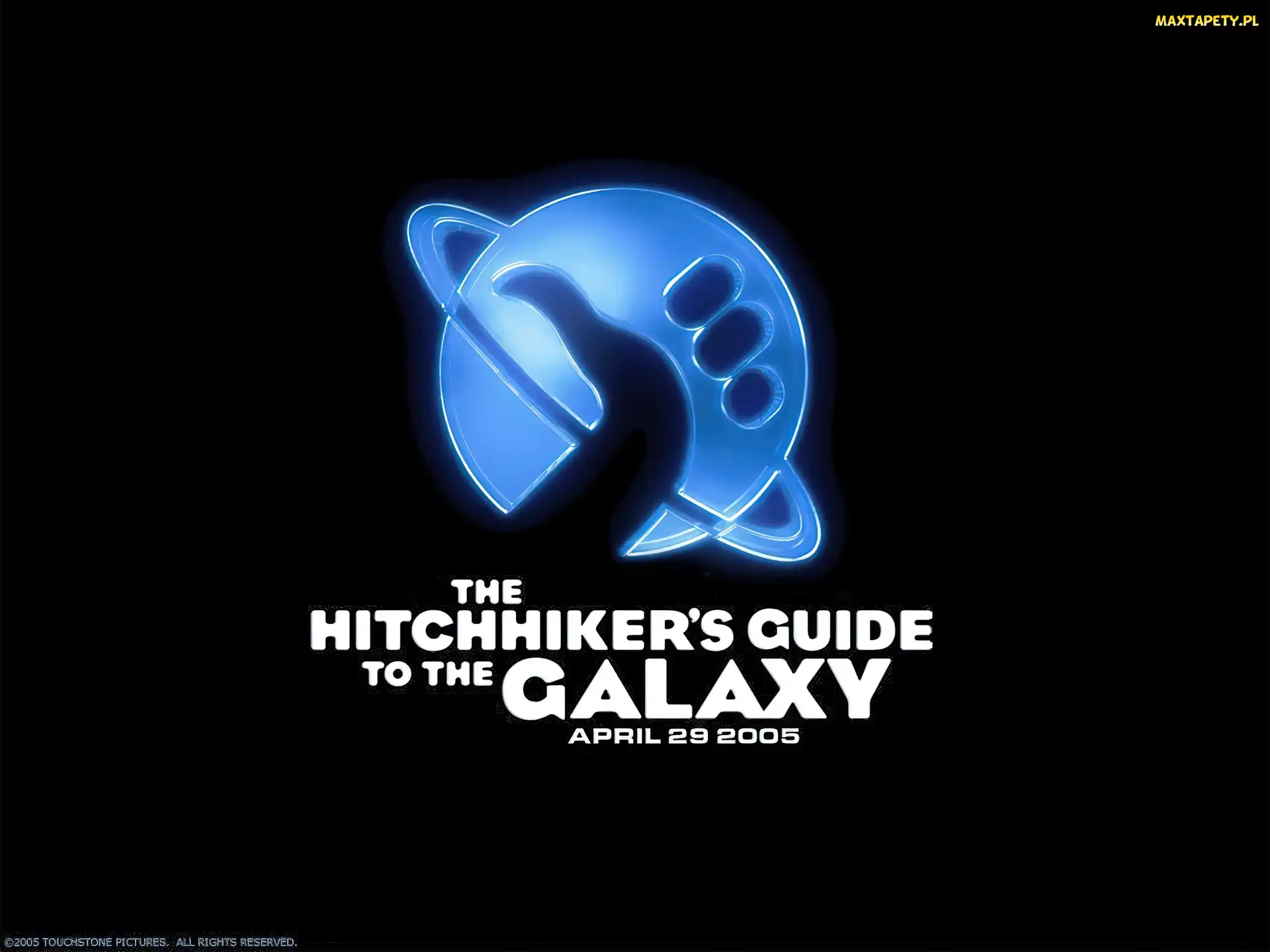 napis, kciuk, Hitchhikers Guide To The Galaxy