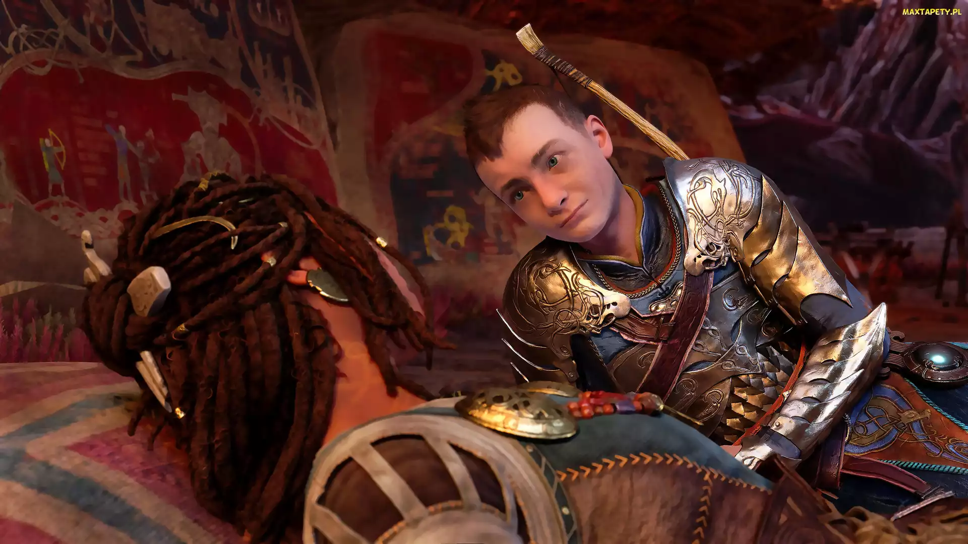 Zbroja, Atreus, God of War Ragnarok, Łuk, Freya, Gra, Postacie