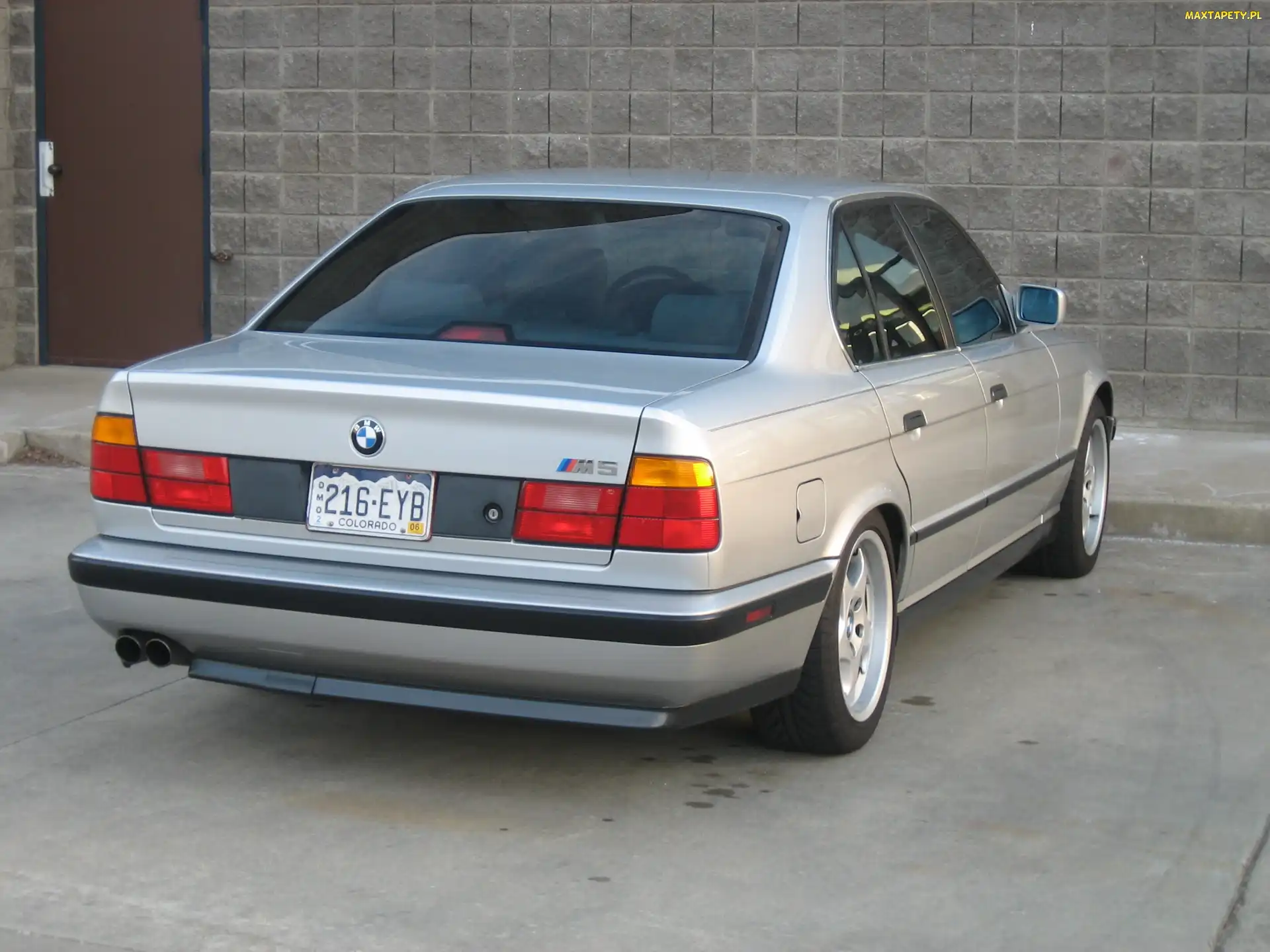 tył, lampy, BMW 5