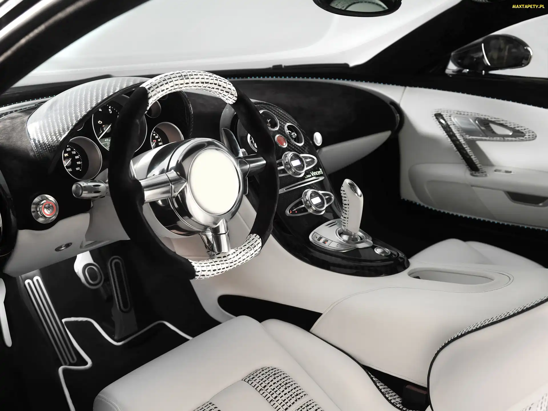 Widok, Wnętrza, Bugatti Veyron