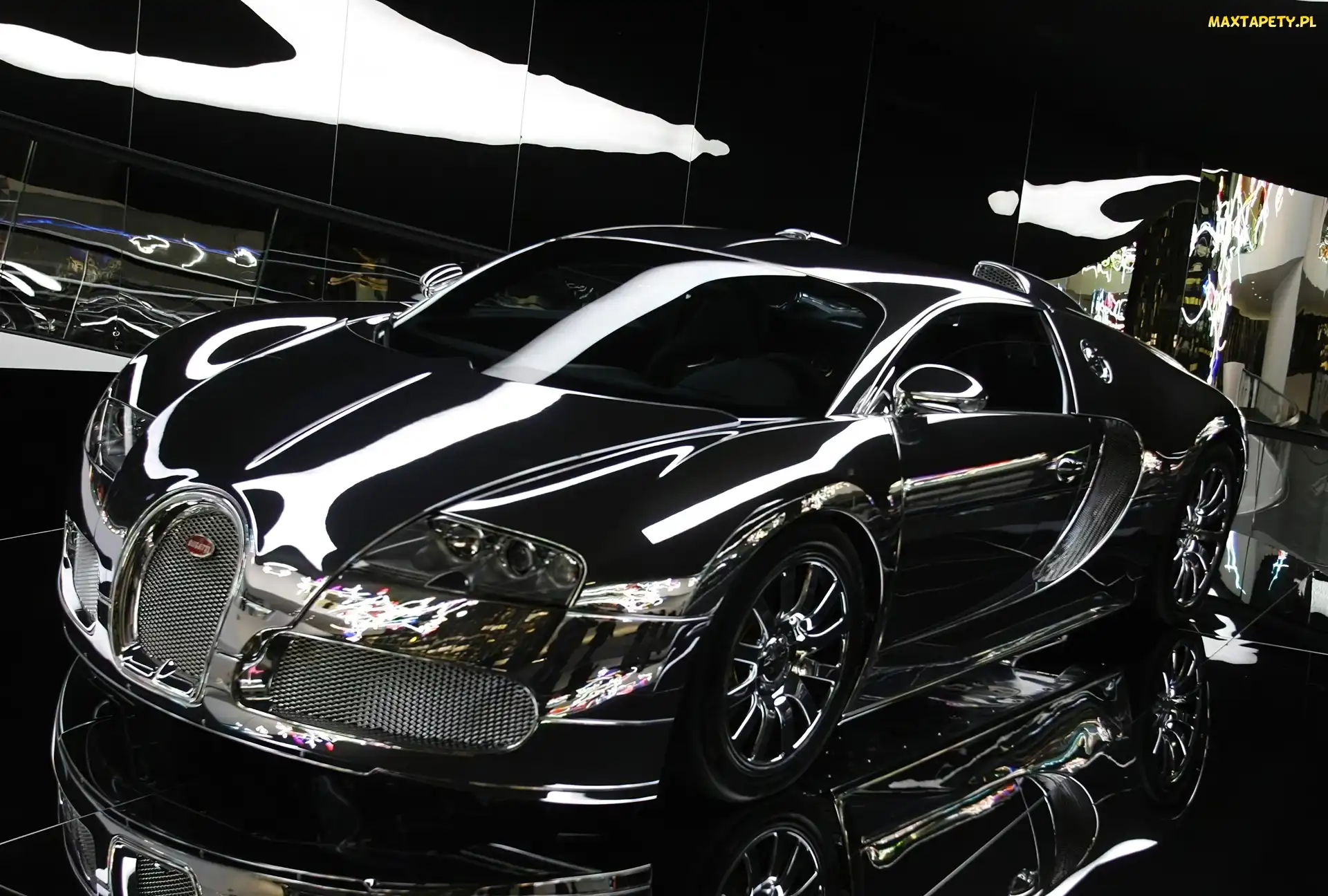 Błyszczący, Veyron, Czarny