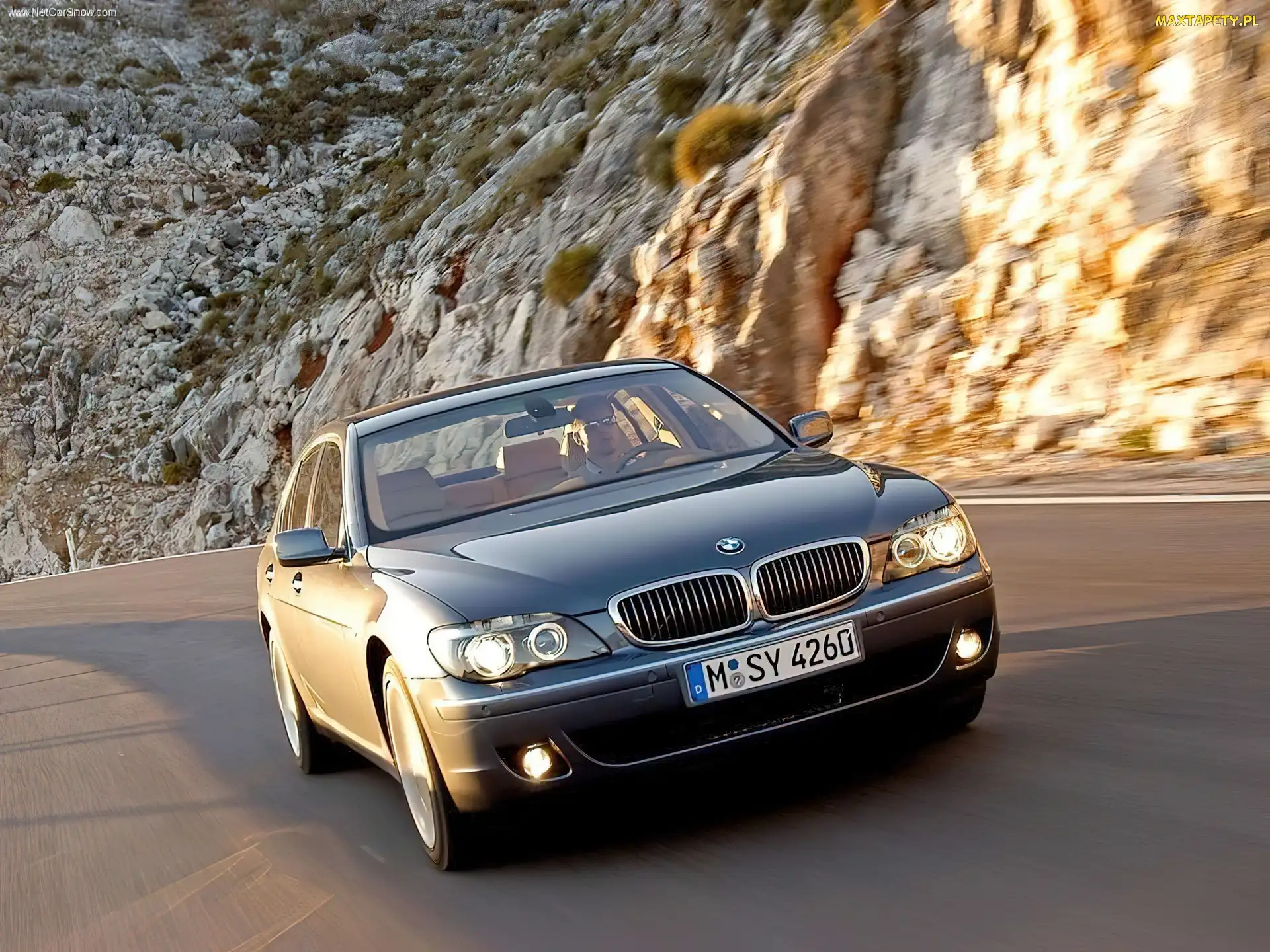 Droga, Góry, BMW 7, E65