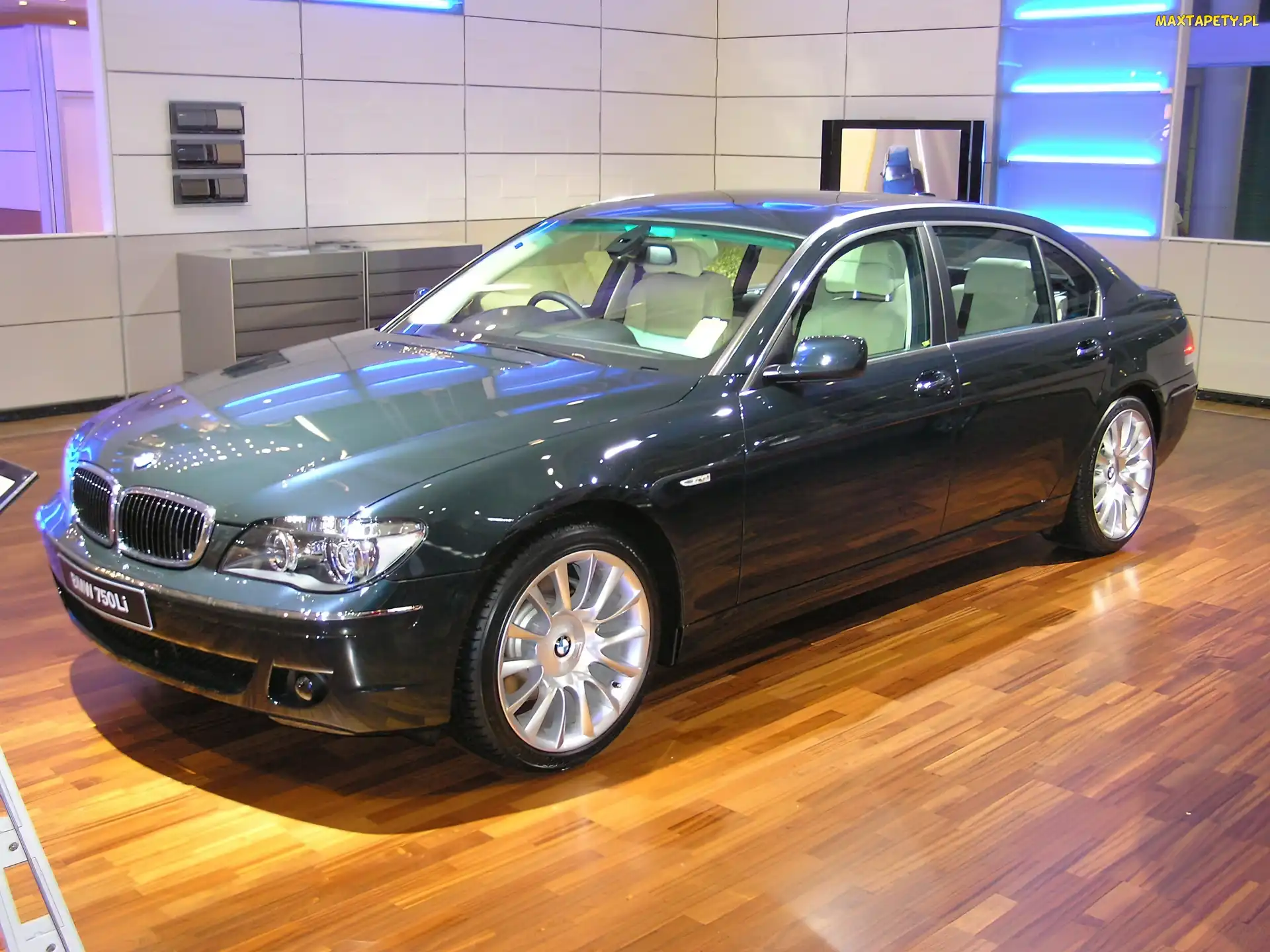Parkiet, E65, Zielony, BMW 7