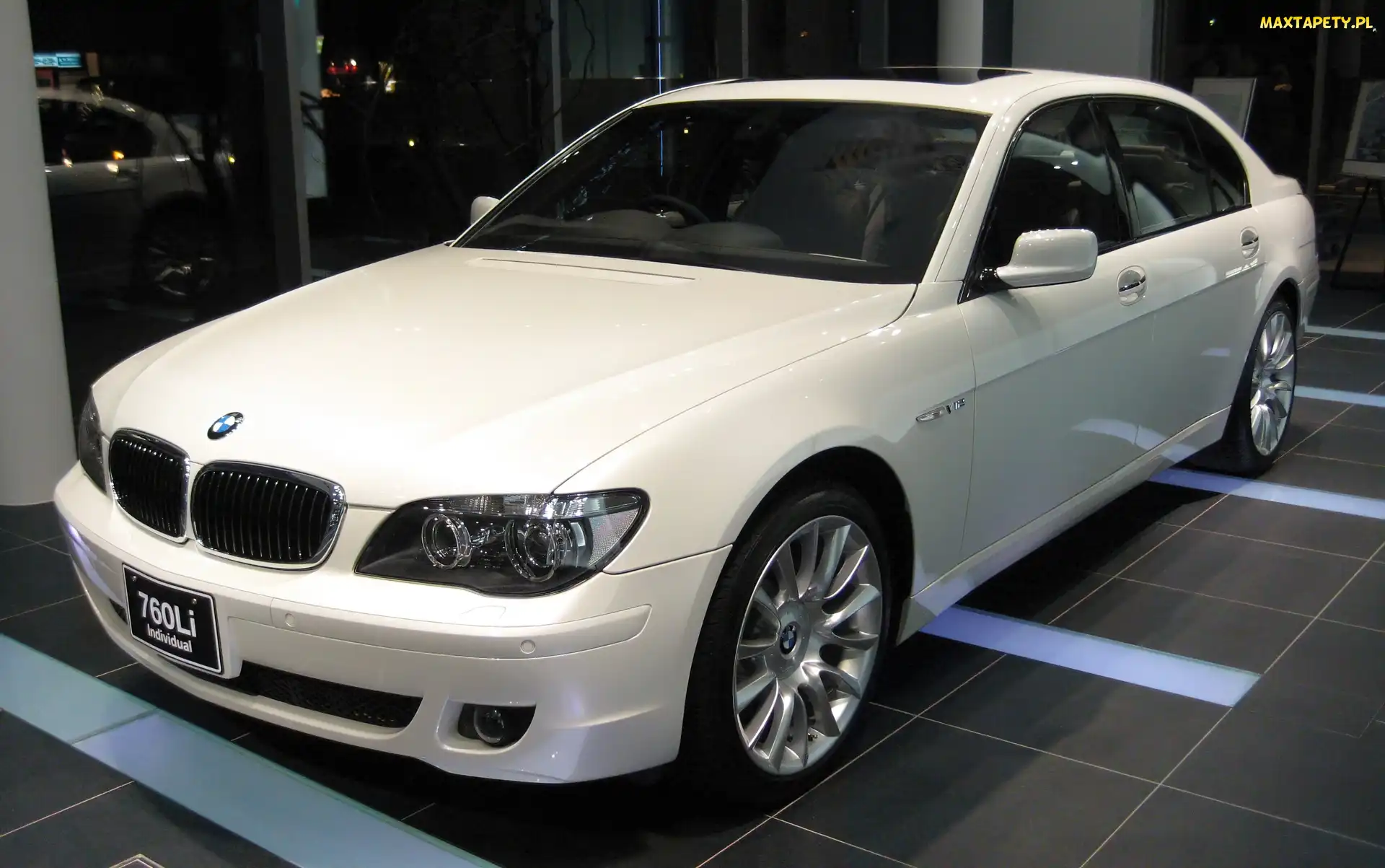 Salon, E66, Biały, Bmw Seria 7