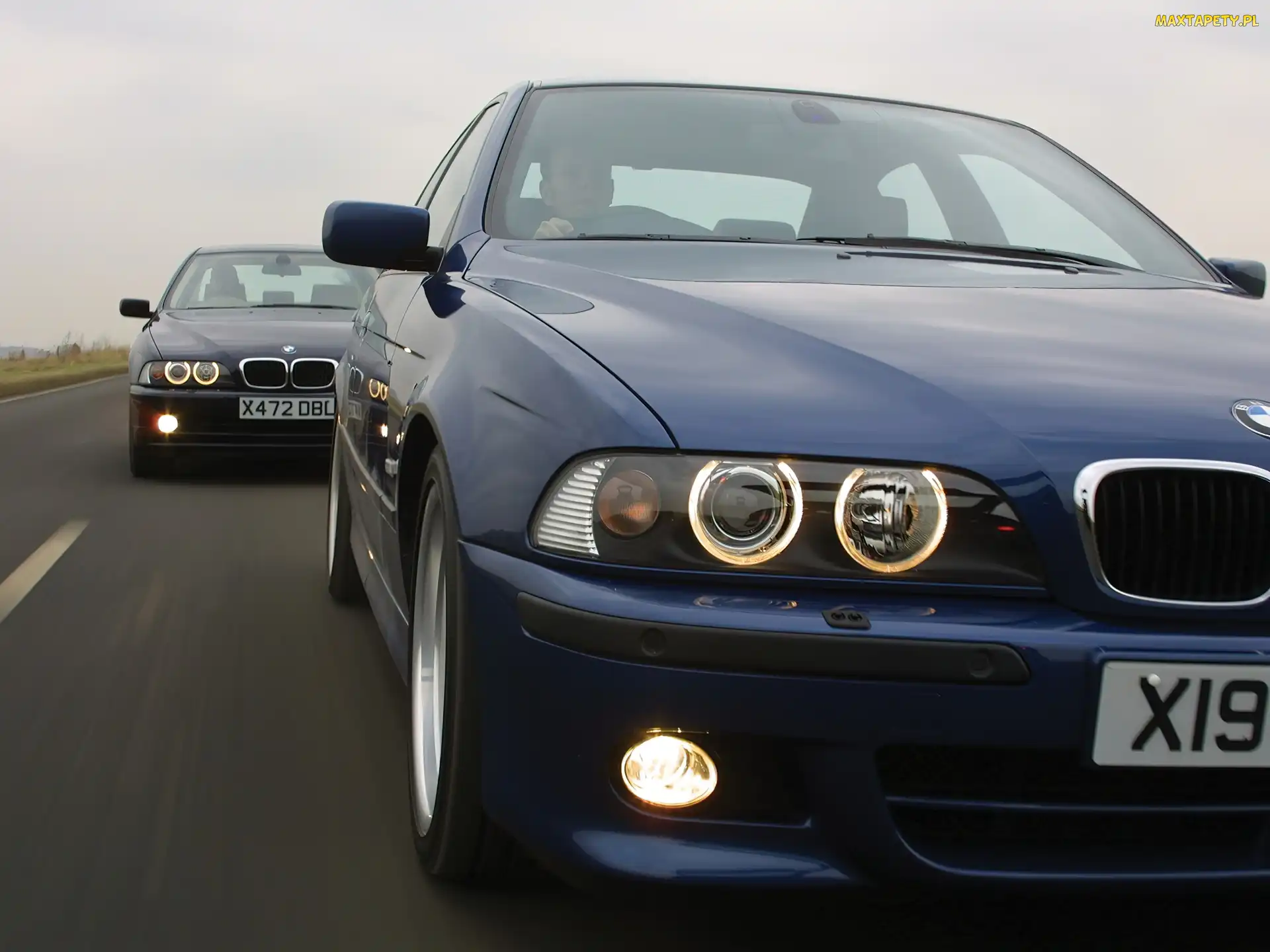 BMW 5, Trasa, Przód, E39, Dwa