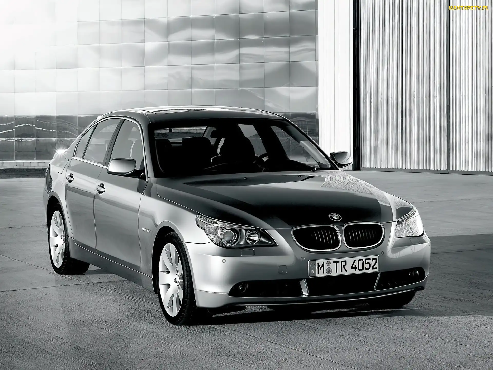 Silver, Szkło, E60, Budynek, BMW 5