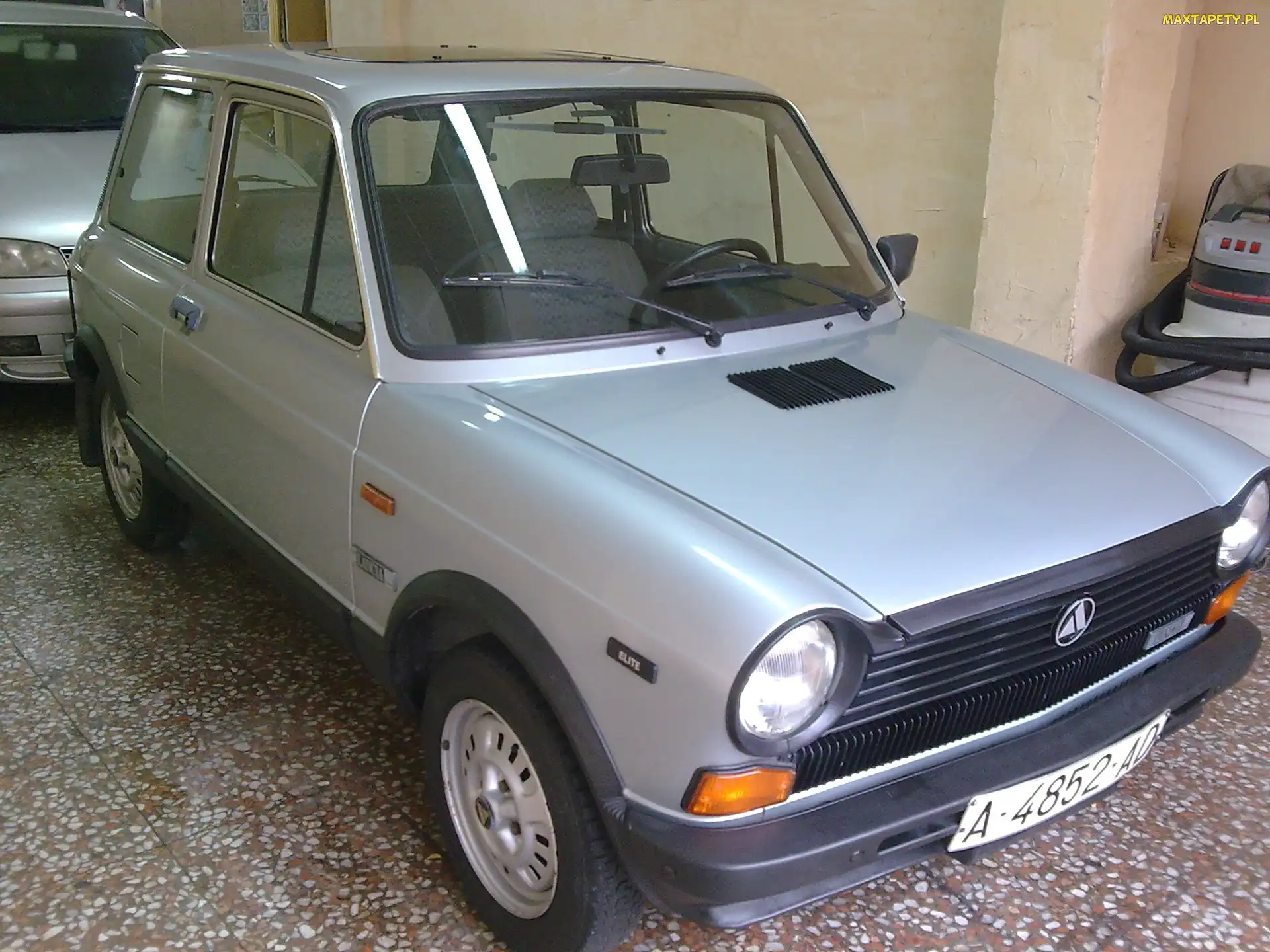 Autobianchi A112, rejestracja, przód, opony, lewy