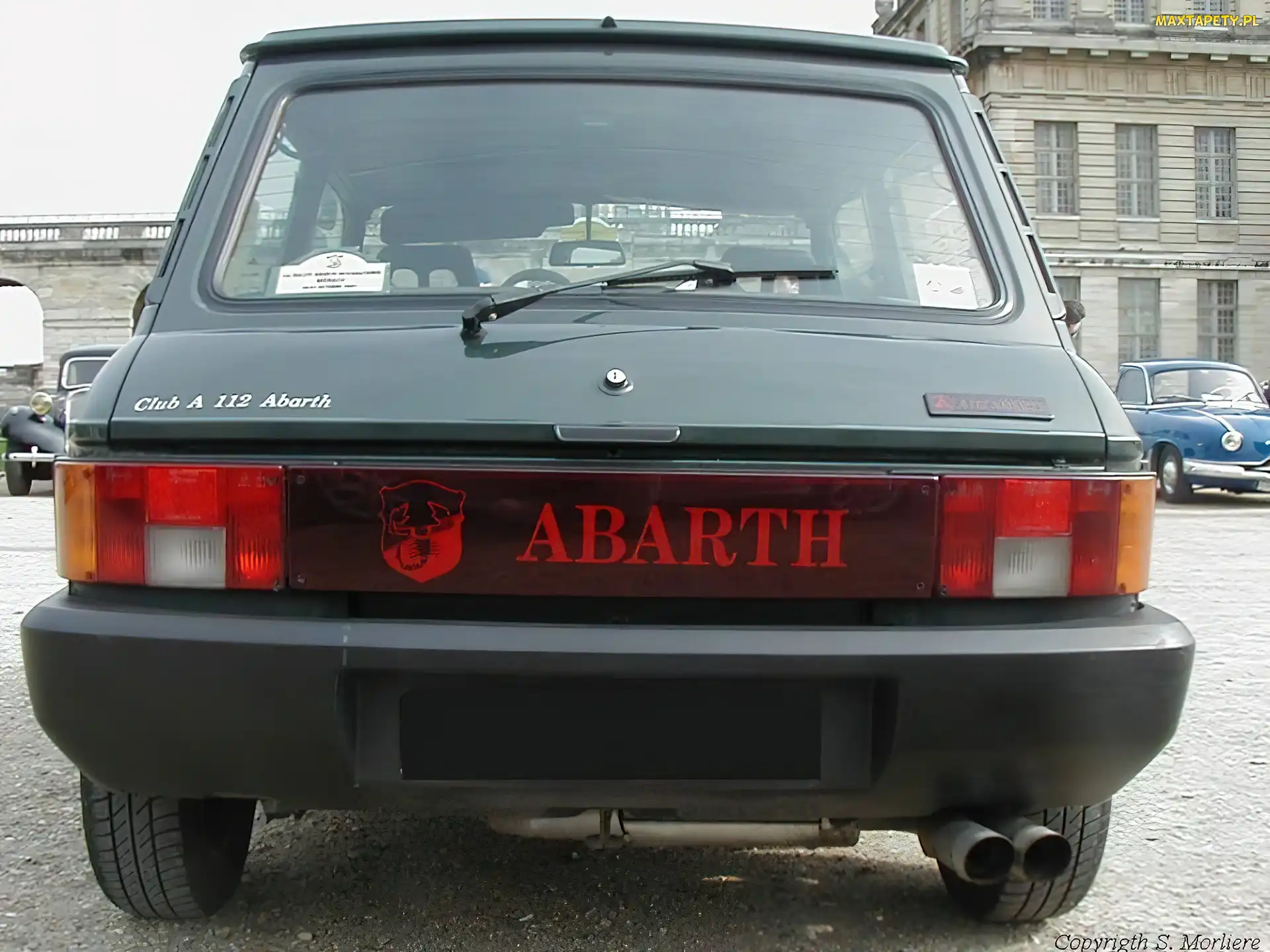 Tył, Tłumik, Zderzak, Autobianchi A112