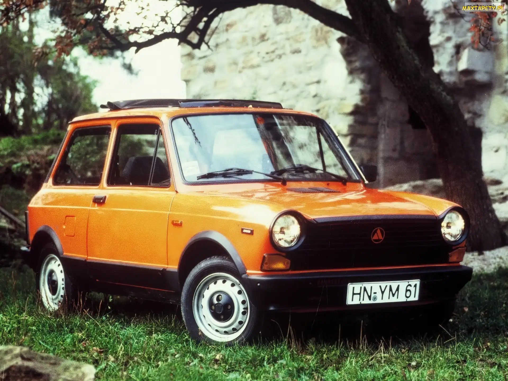 Pomarańczowy, Ruiny, Dach, Rozsuwany, Autobianchi A112