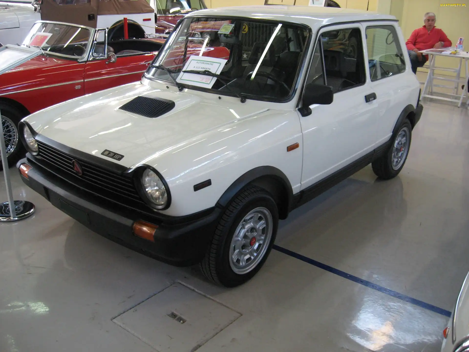 Lewy, Wystawa, Autobianchi A112, Bok, Biały