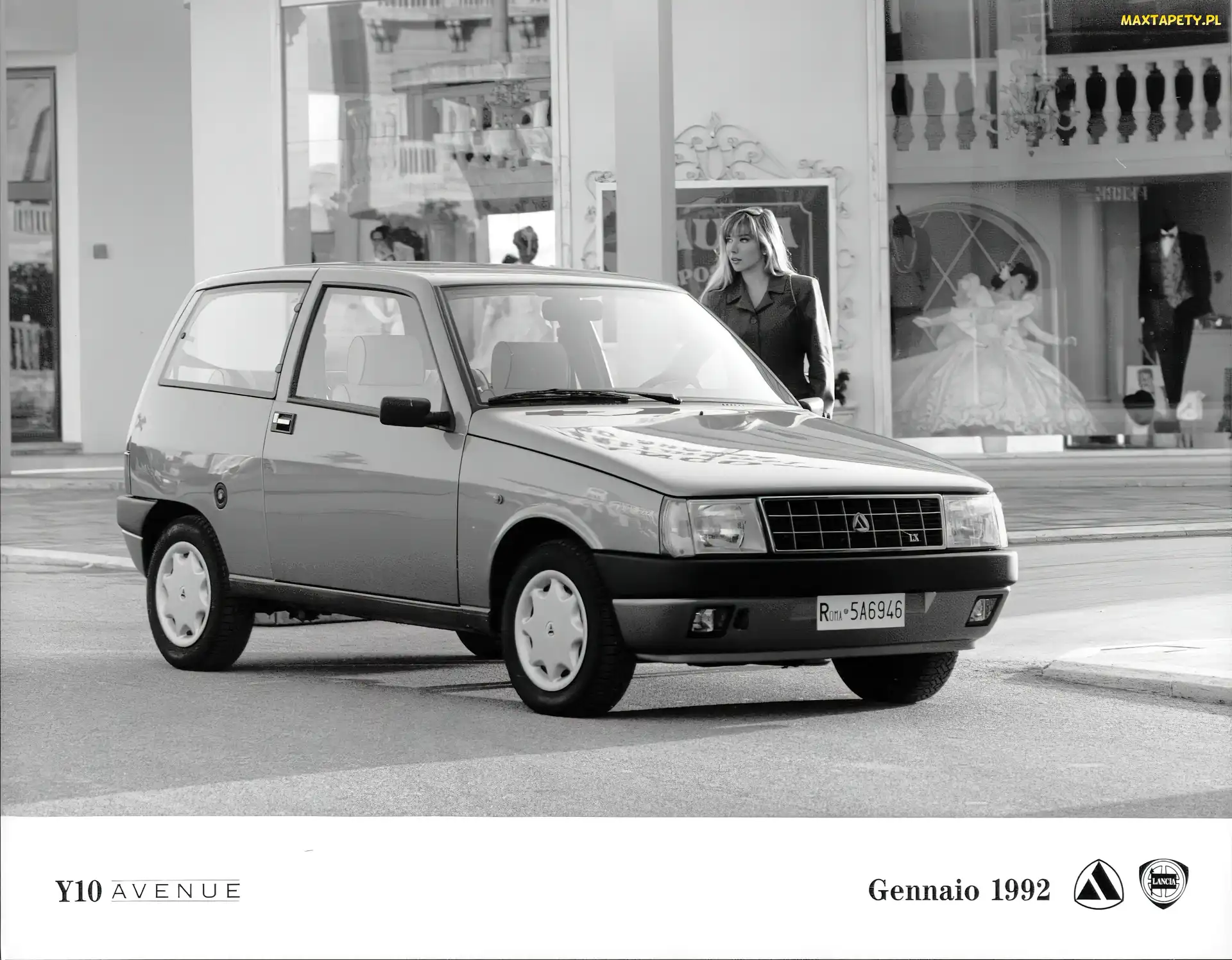 Prospekt, Reklama, Przód, Autobianchi Y10