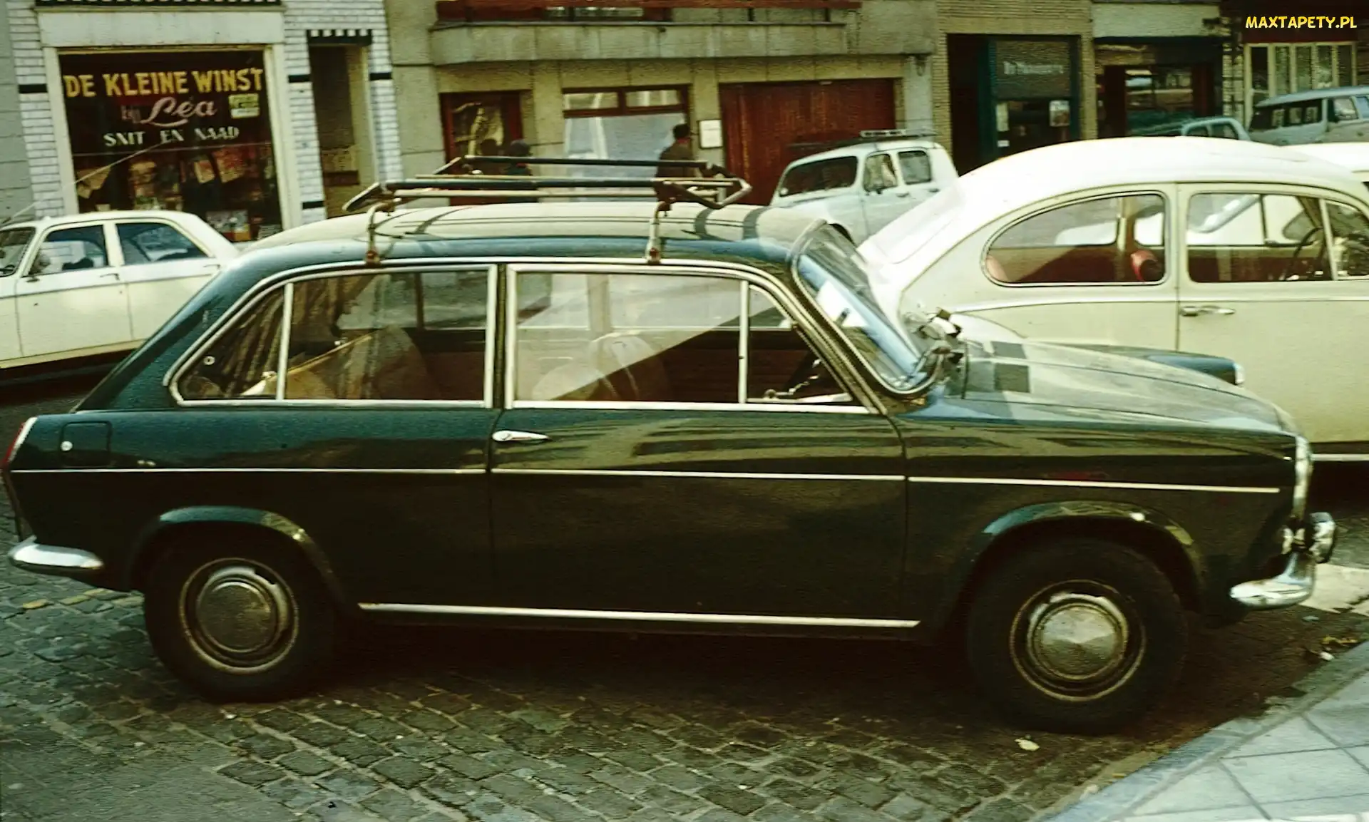 Dachowy, Bagażnik, Zielony, Autobianchi Primula