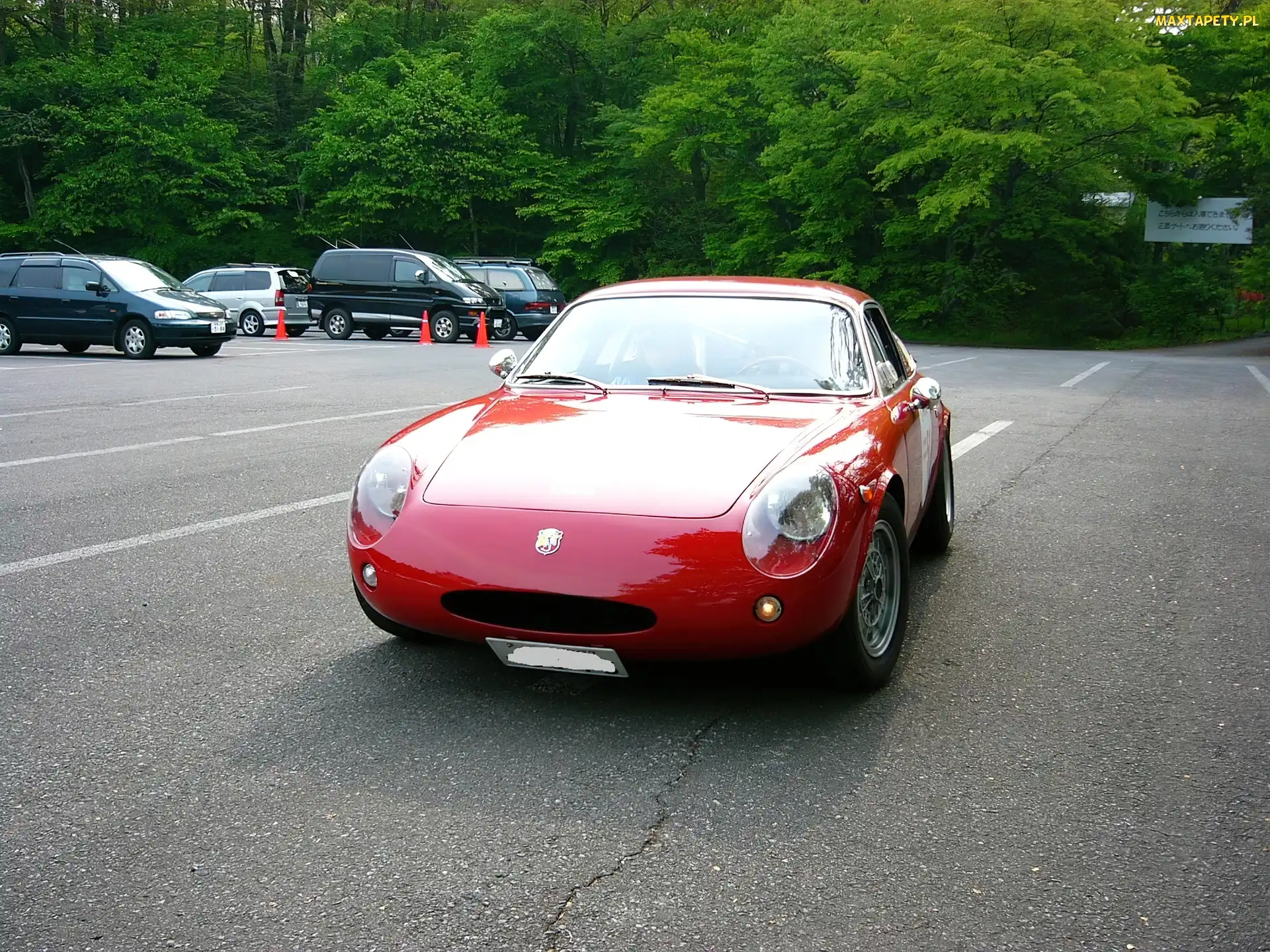 Las, Wlot, Przód, Abarth 1000 Mono