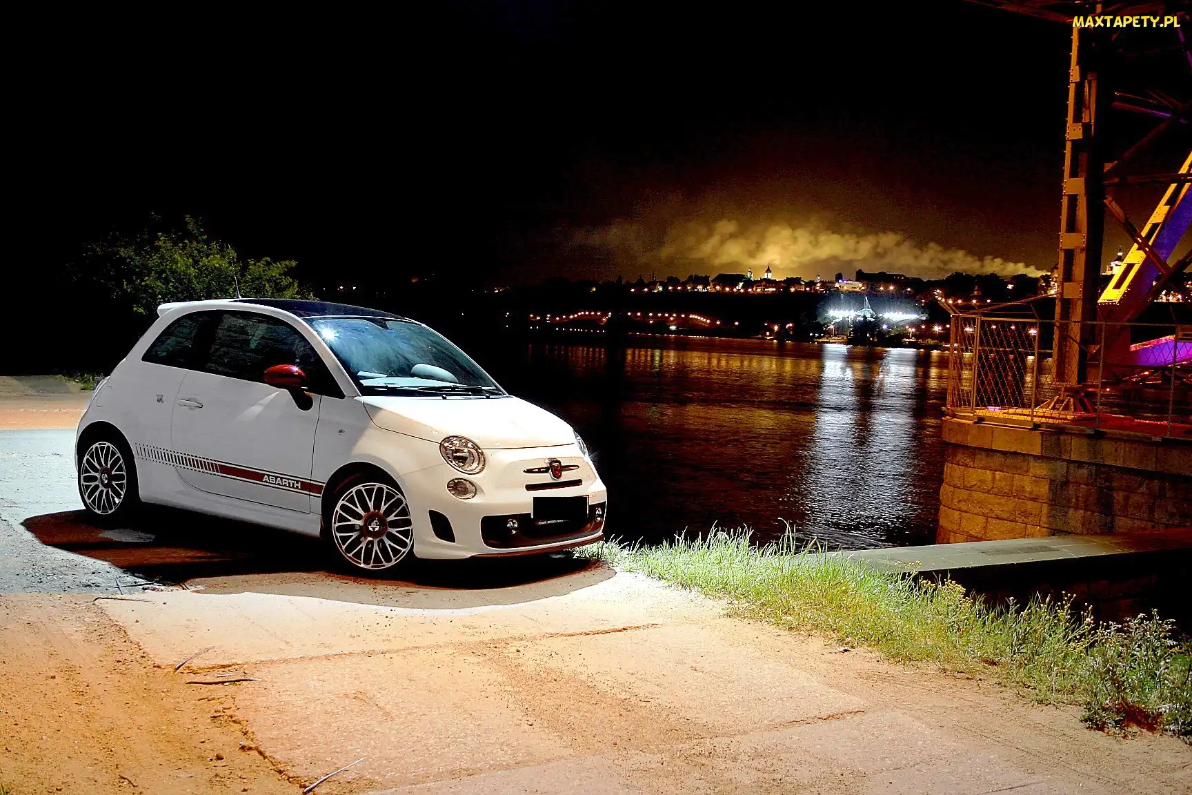 Przystań, Zatoka, Abarth 500, Widok
