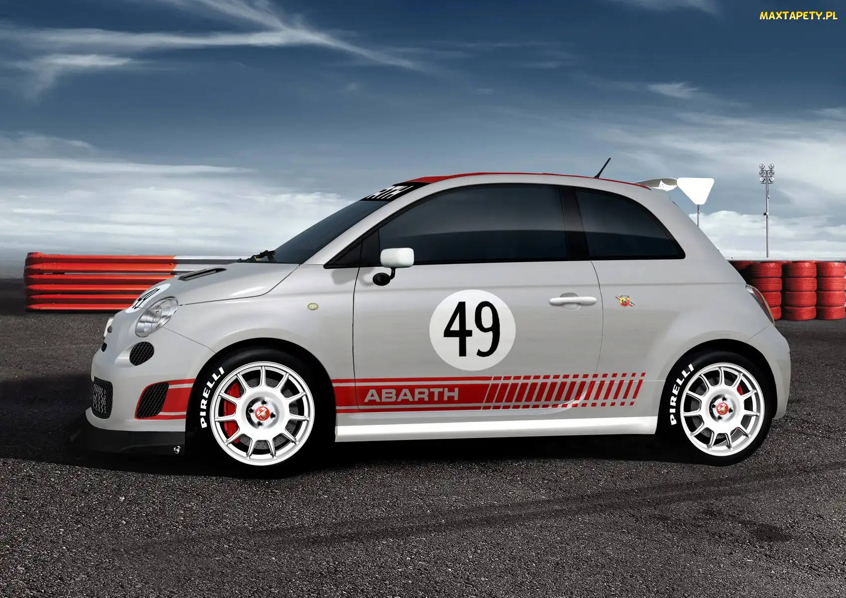 Dokładka, Spojler, Wyścigowy, Abarth 500