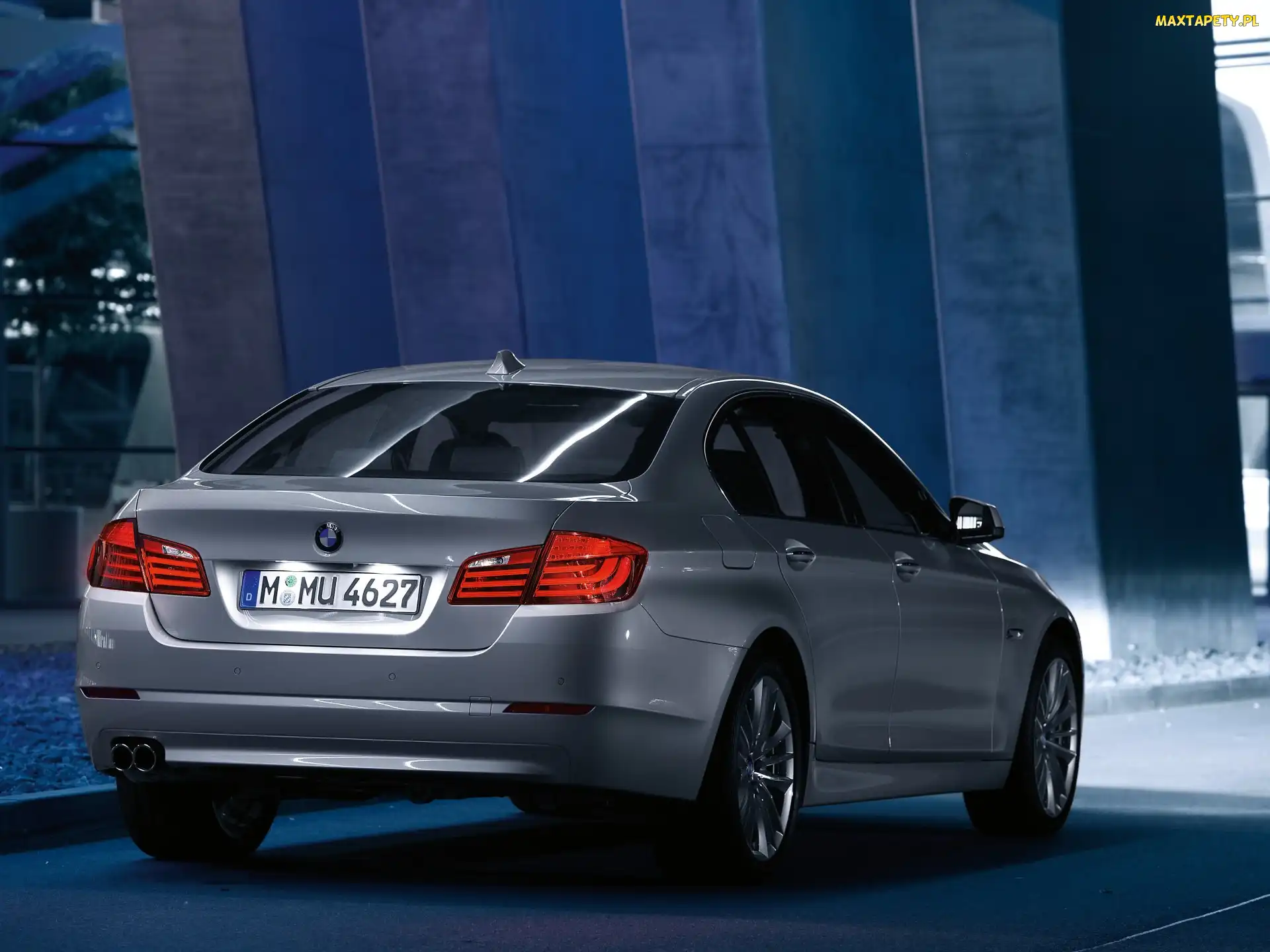Noc, Światła, Tył, BMW seria 5 F10