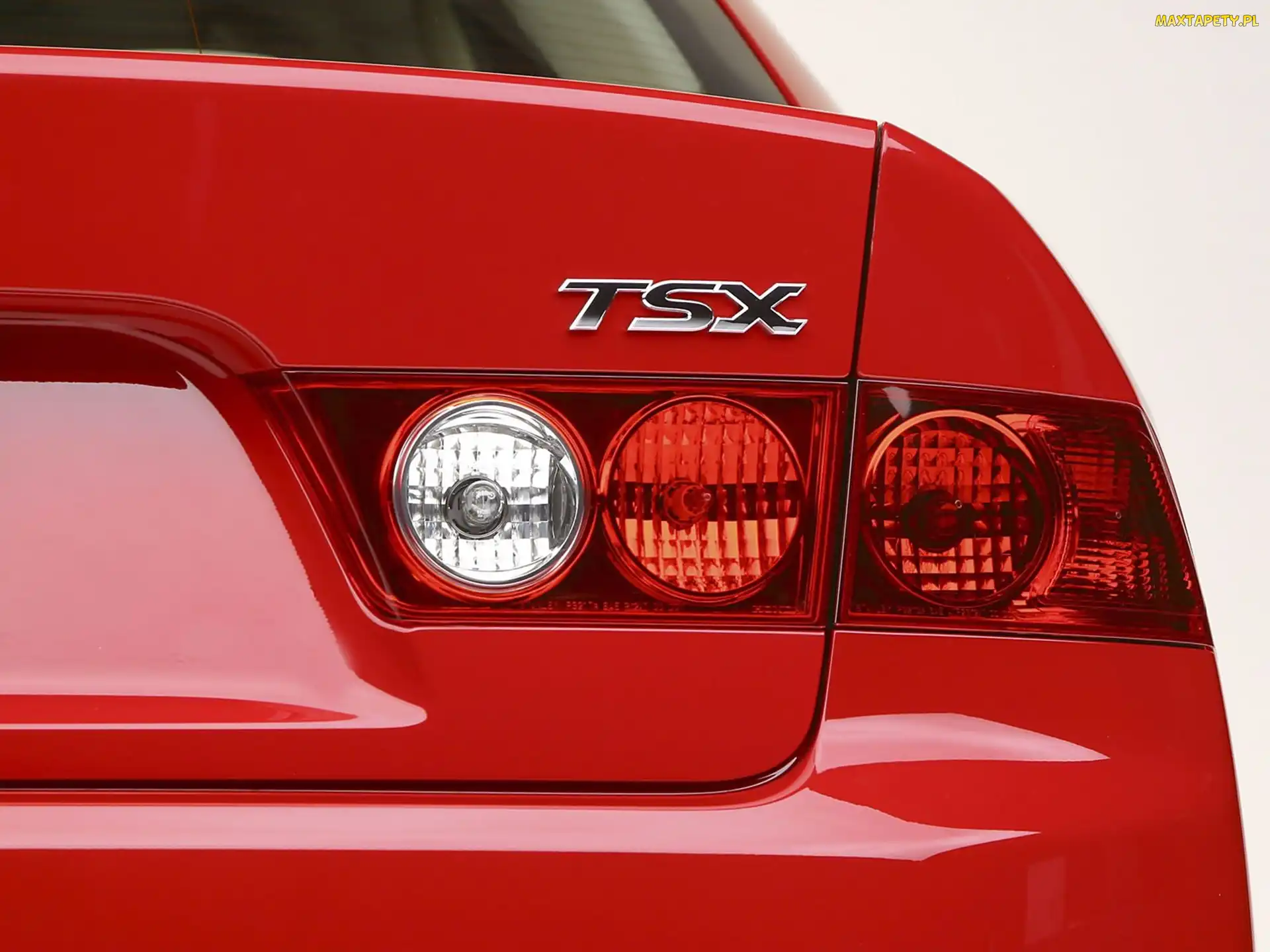 Tył, Lampa, Acura TSX, Logo