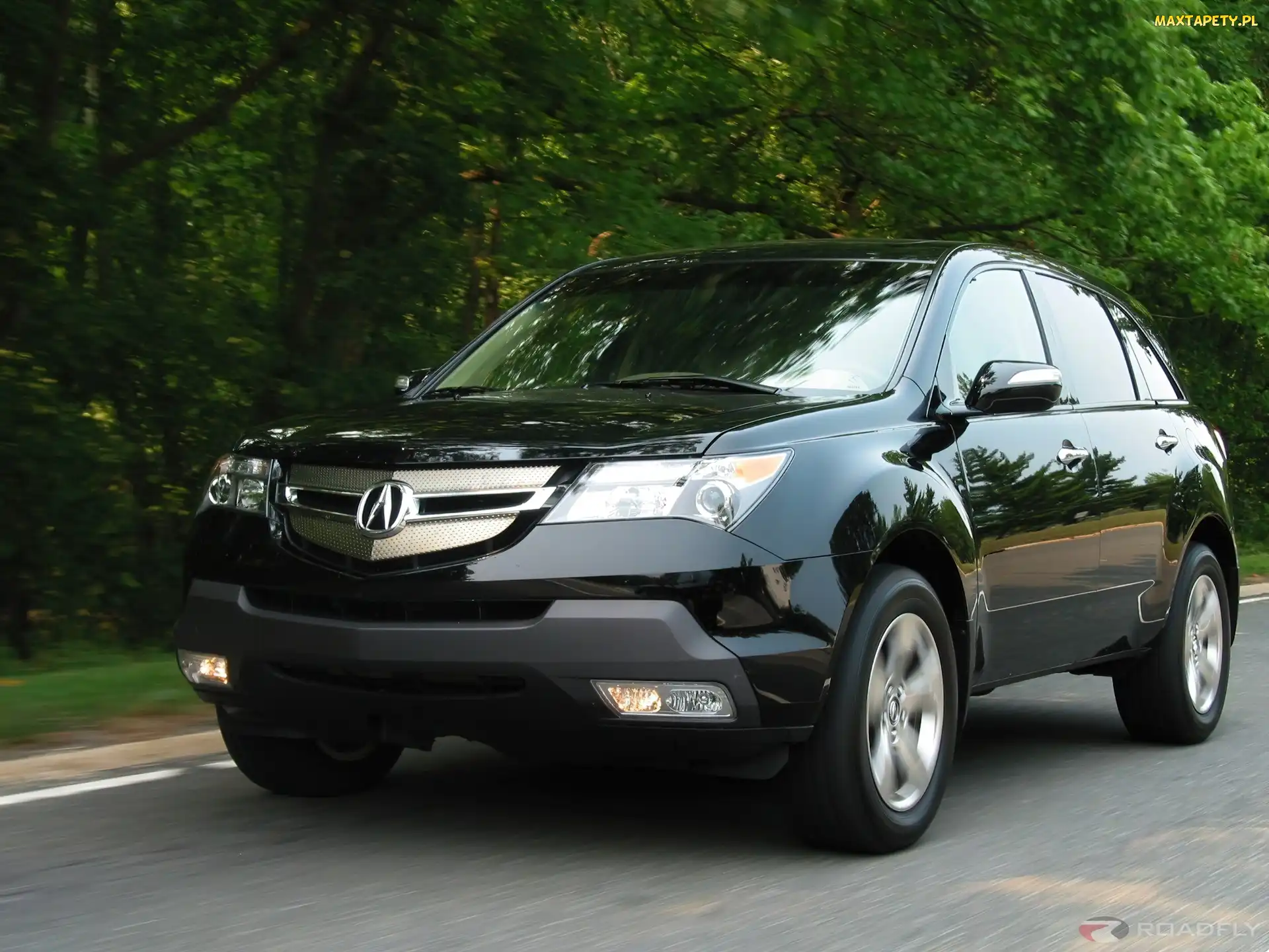 Trasa, Ruch, Czarna, Acura MDX