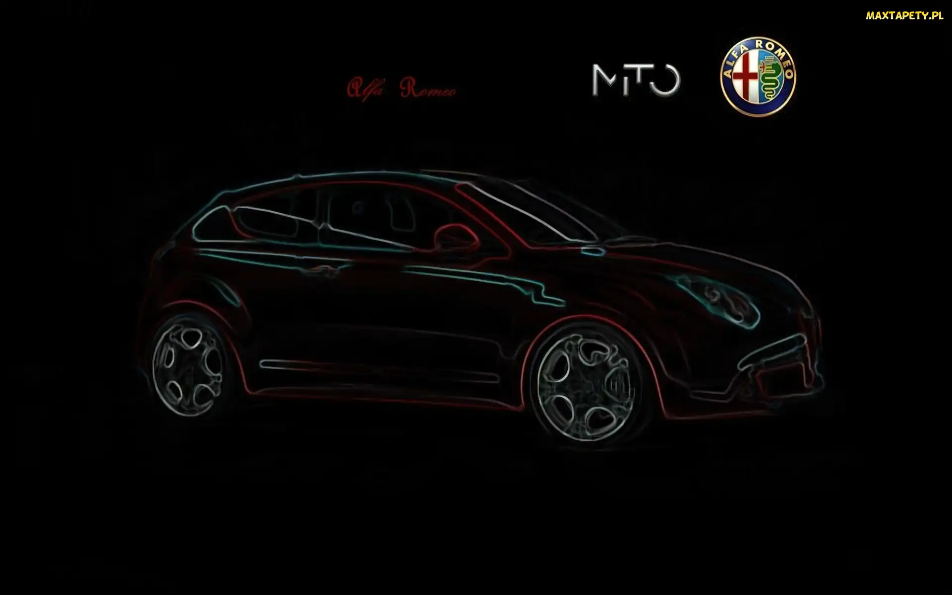 Znaczek, Reklama, Alfa Romeo MiTo, Zarys