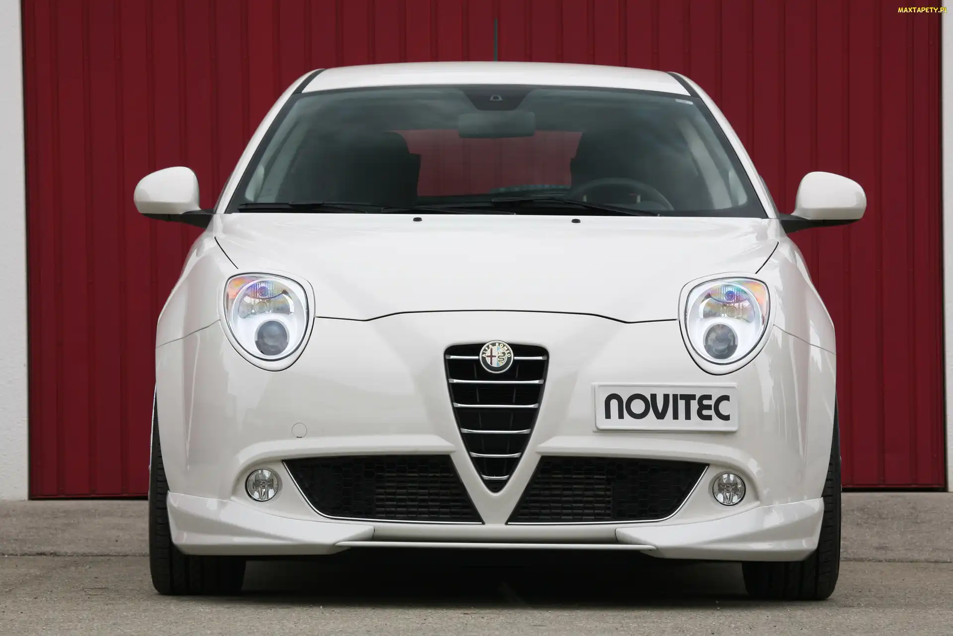 Logo, Lusterka, Biała, Alfa Romeo MiTo