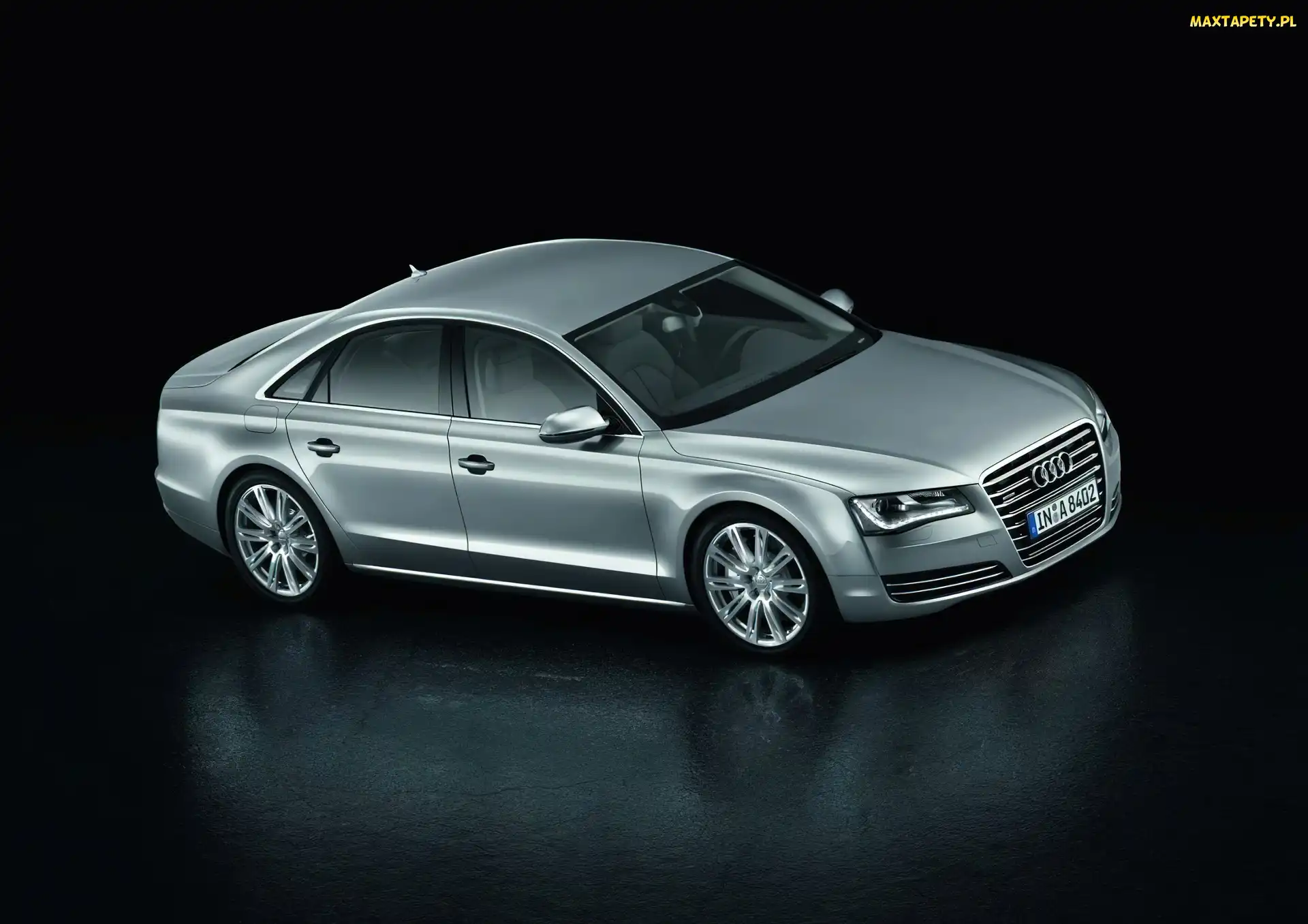 Audi A8 D4, Profil, Srebrne