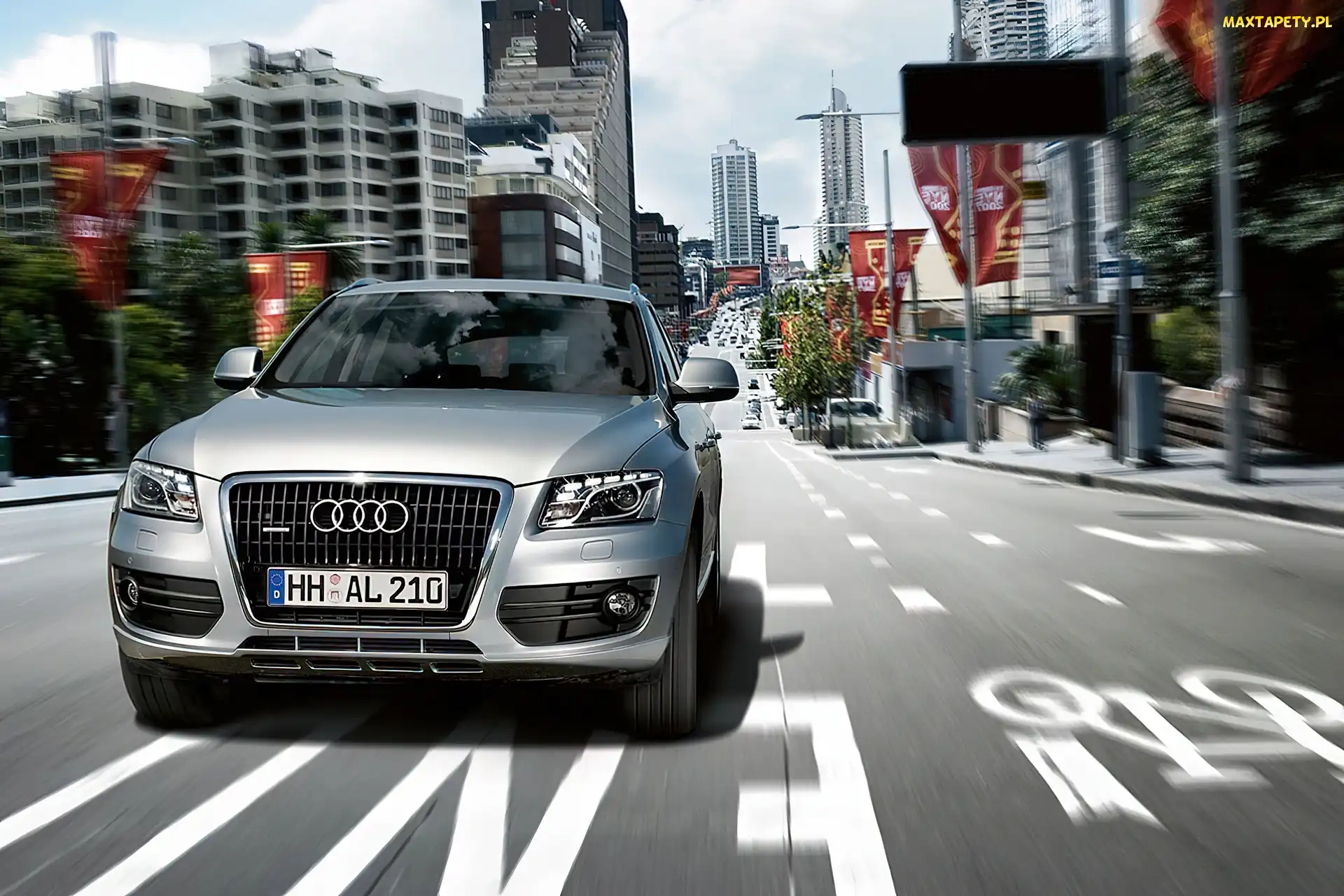Przód, Maska, Audi Q5