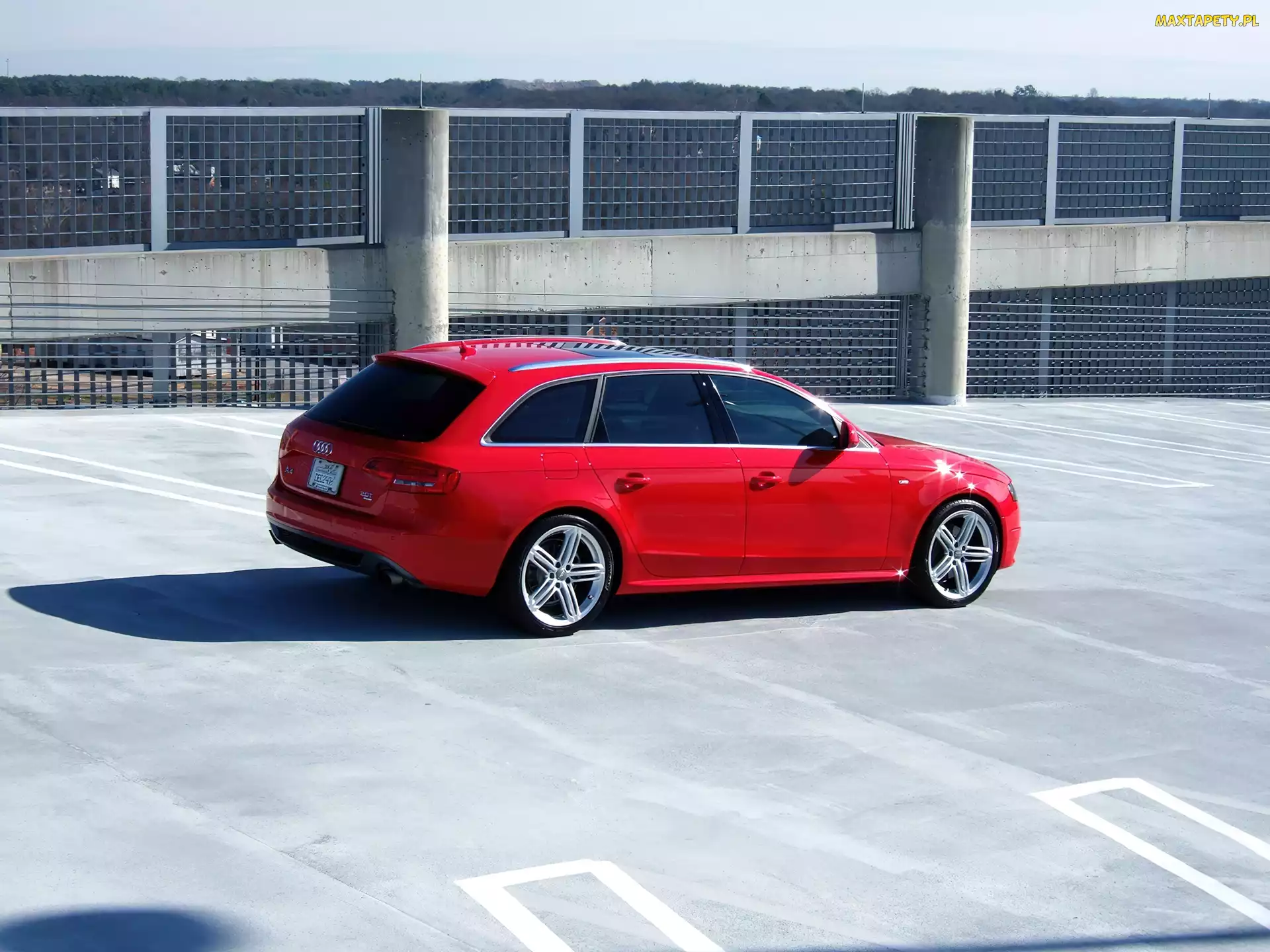 Audi A4 B8, Avant, Czerwone