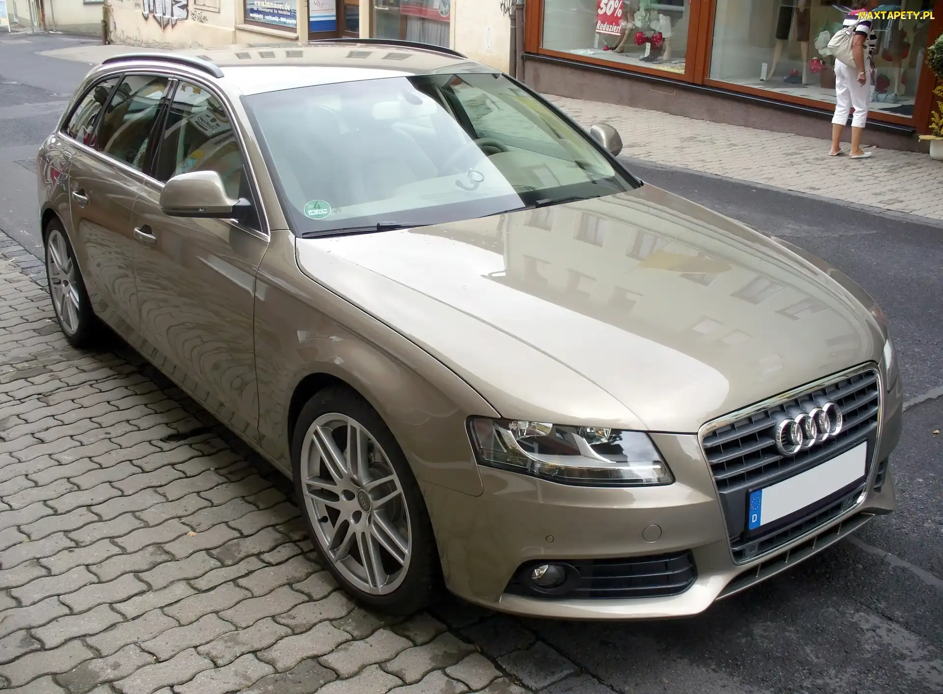 Audi A4 B8, Kombi, Beżowe