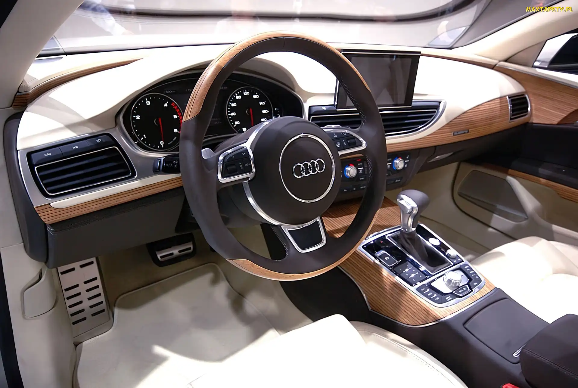 Wnętrze, Drewno, Audi A7