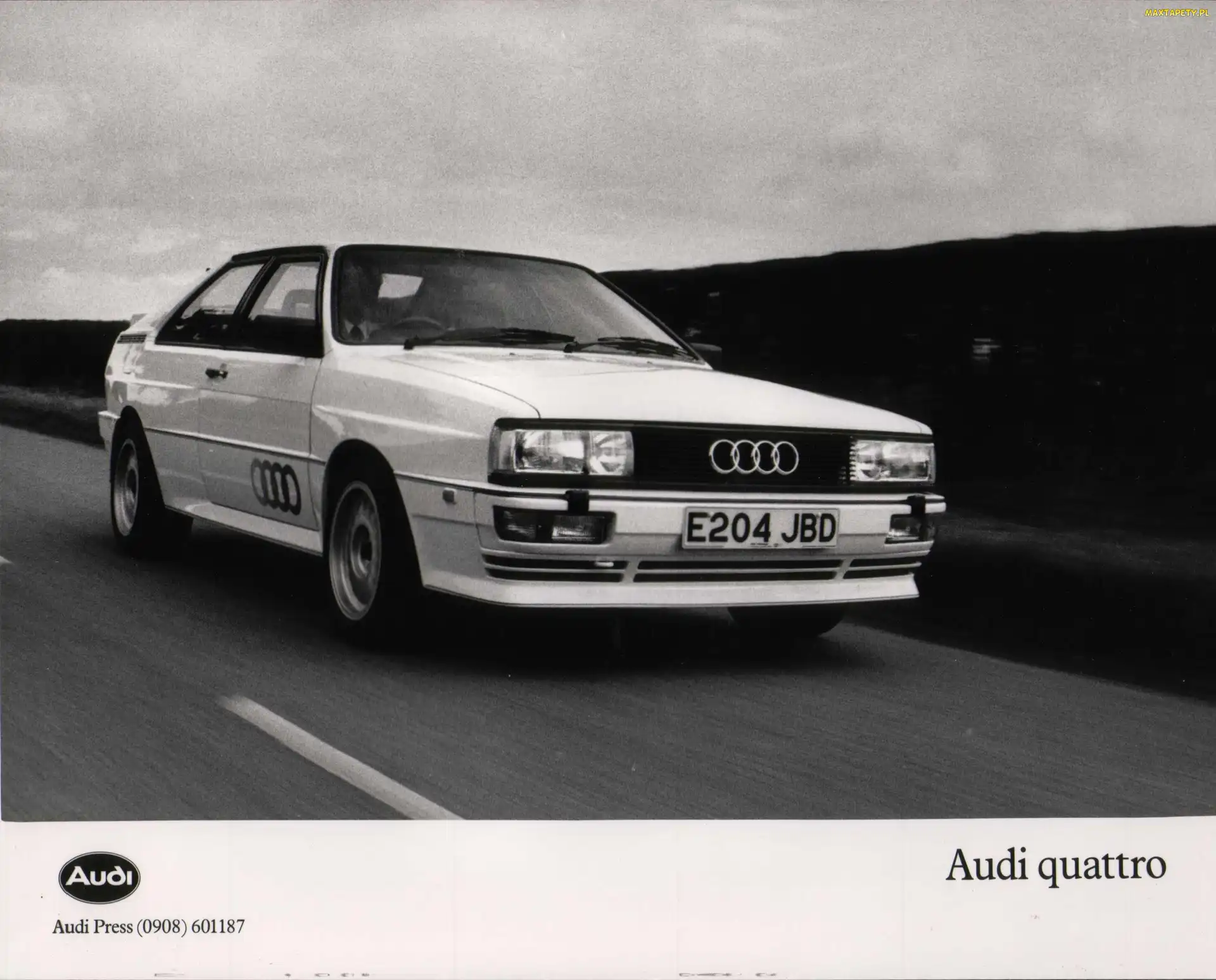 Broszura, Reklamowa, Audi Quattro