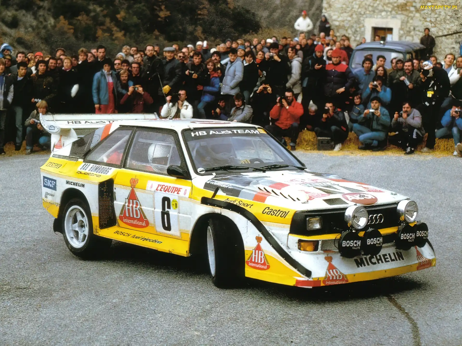 Halogeny, Bosch, Audi Quattro