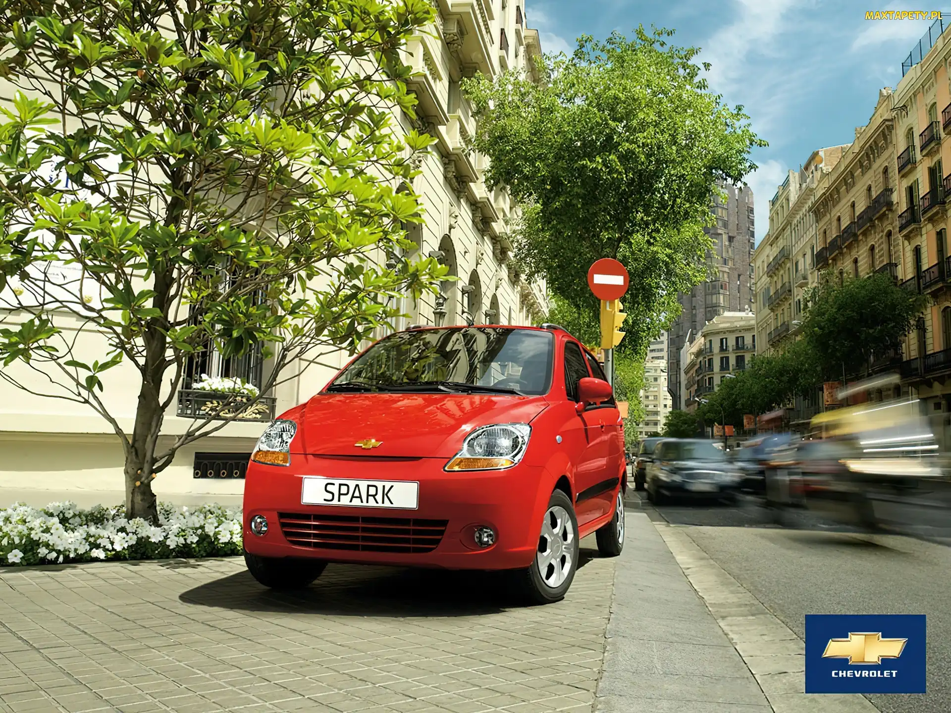 Chevrolet Spark, Miasto, Czerwony
