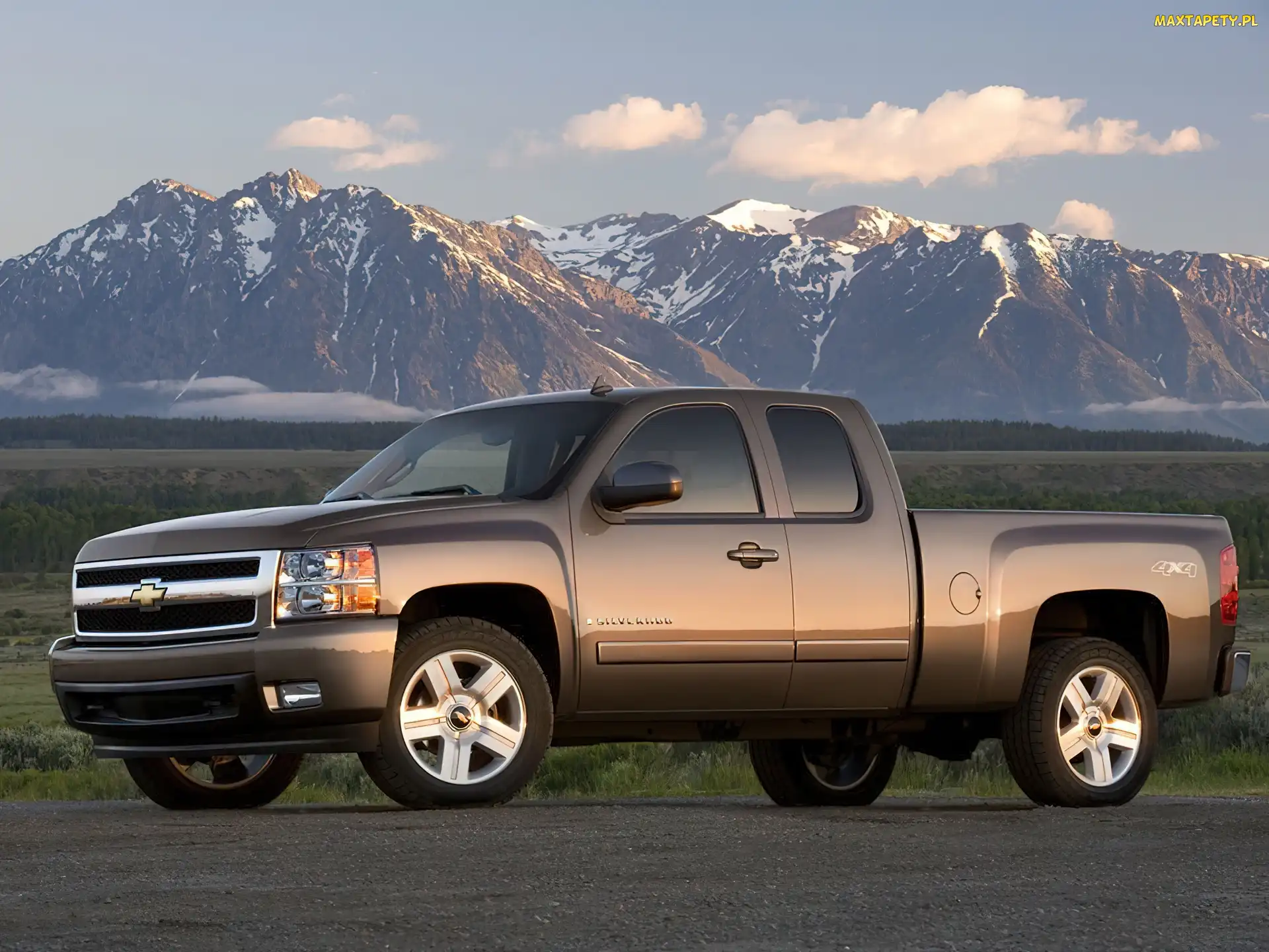 4x4, Góry, Chevrolet Silverado